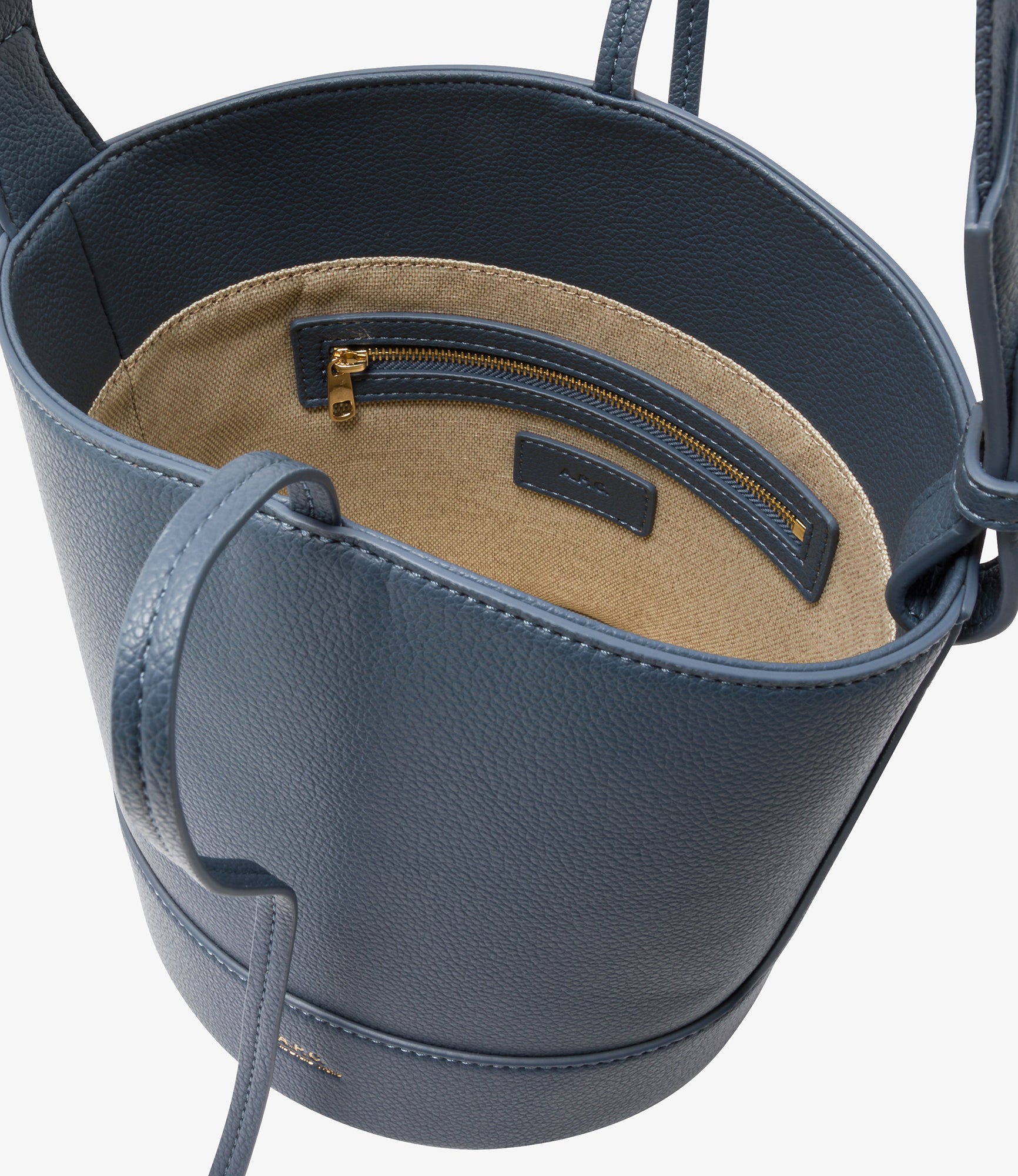 Ana Small bag | Grained recycled leather-like material