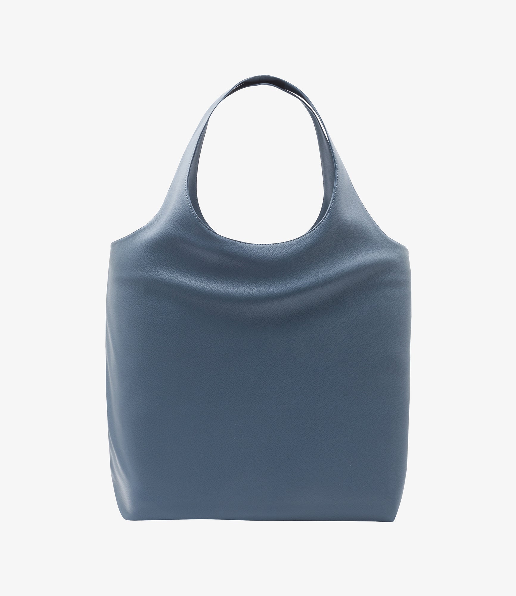 Ninon tote bag | Grained recycled leather-like material