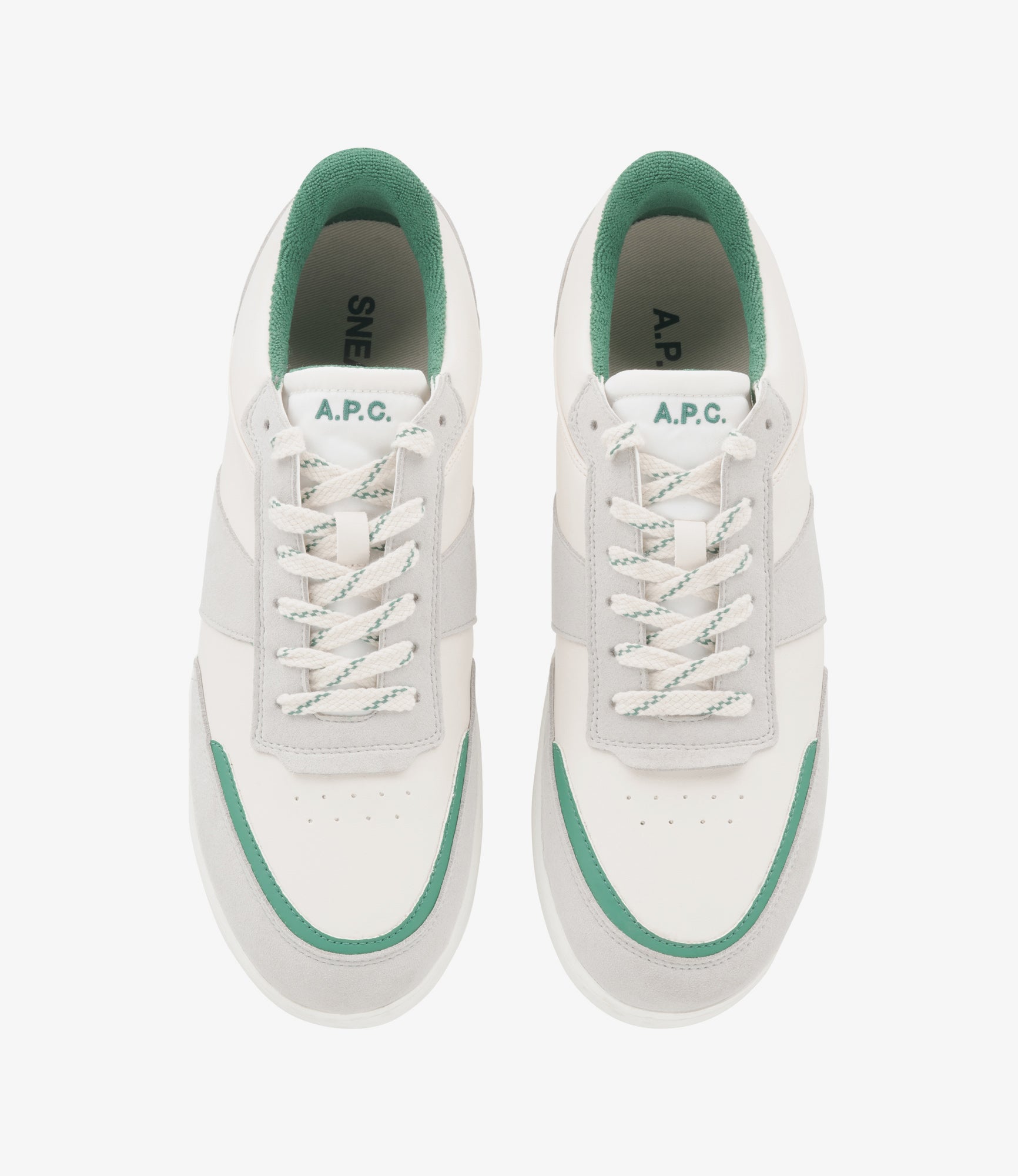 Plain sneakers | Smooth faux leather, rubber and faux suede