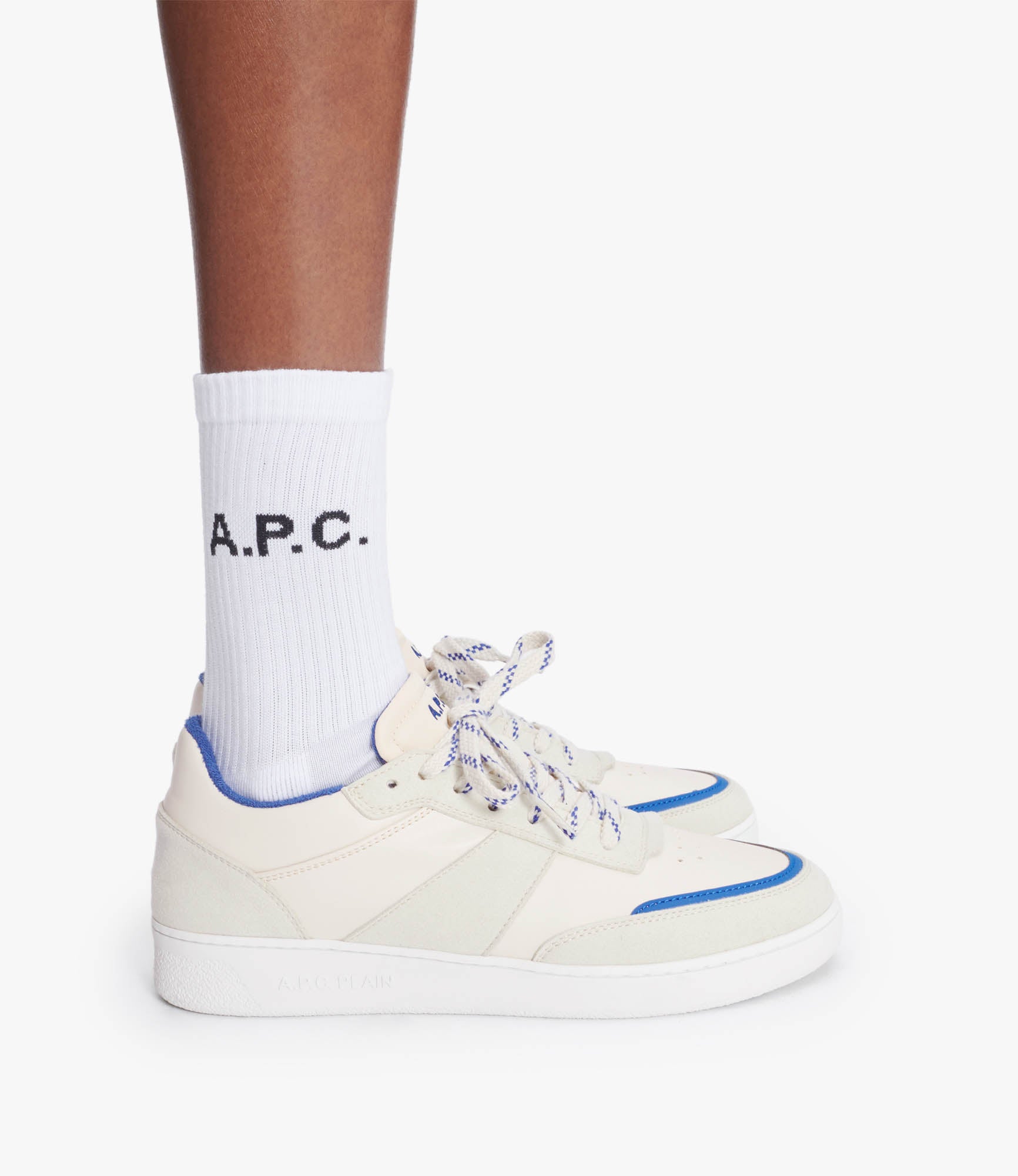 Plain sneakers | Smooth faux leather, rubber and faux suede