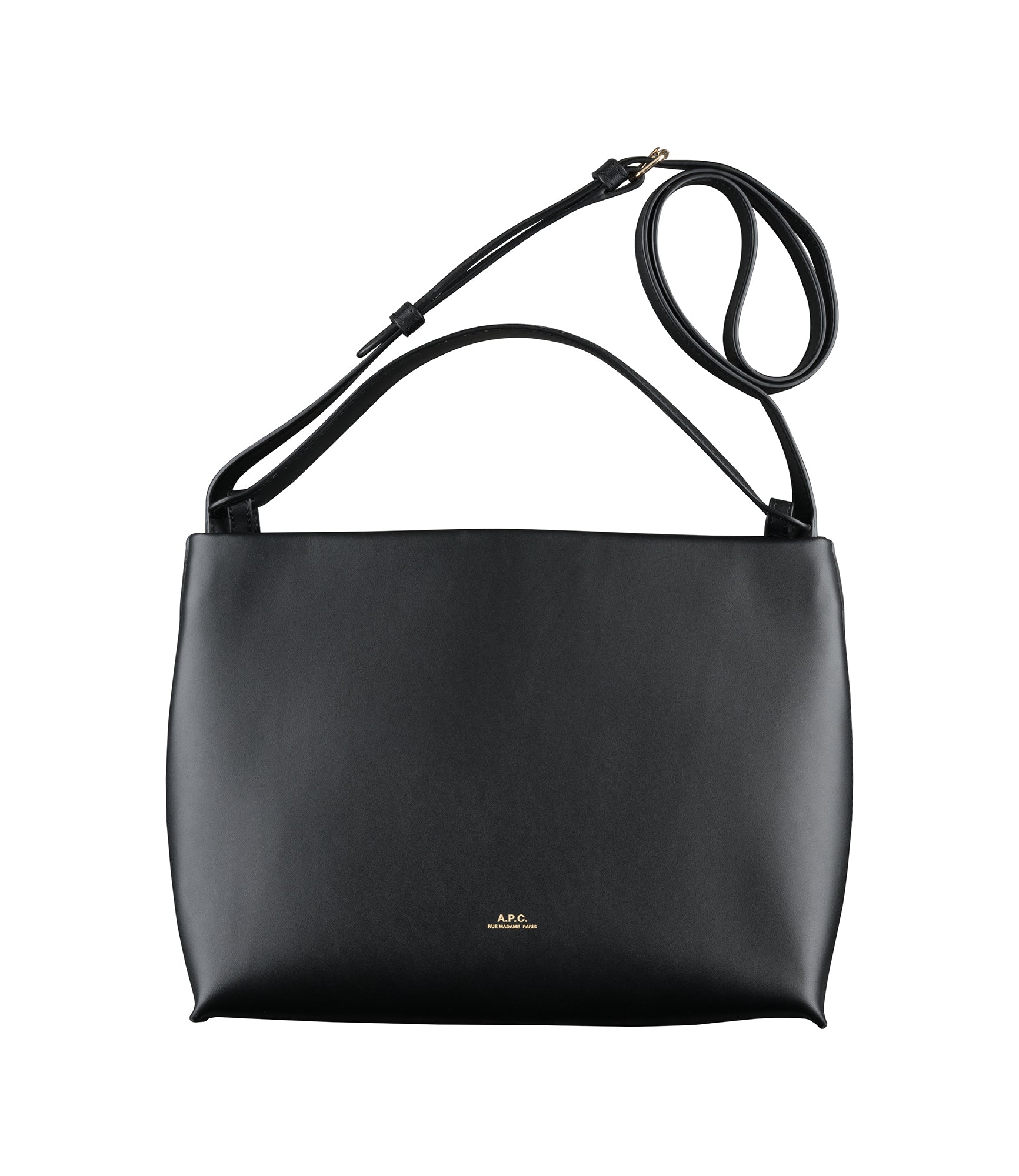 【A.P.C.】Ashley レザーポーチバッグ 2WAYショルダー ブラウン Ashley bag | Smooth vegetable-tanned leather | A.P.C.