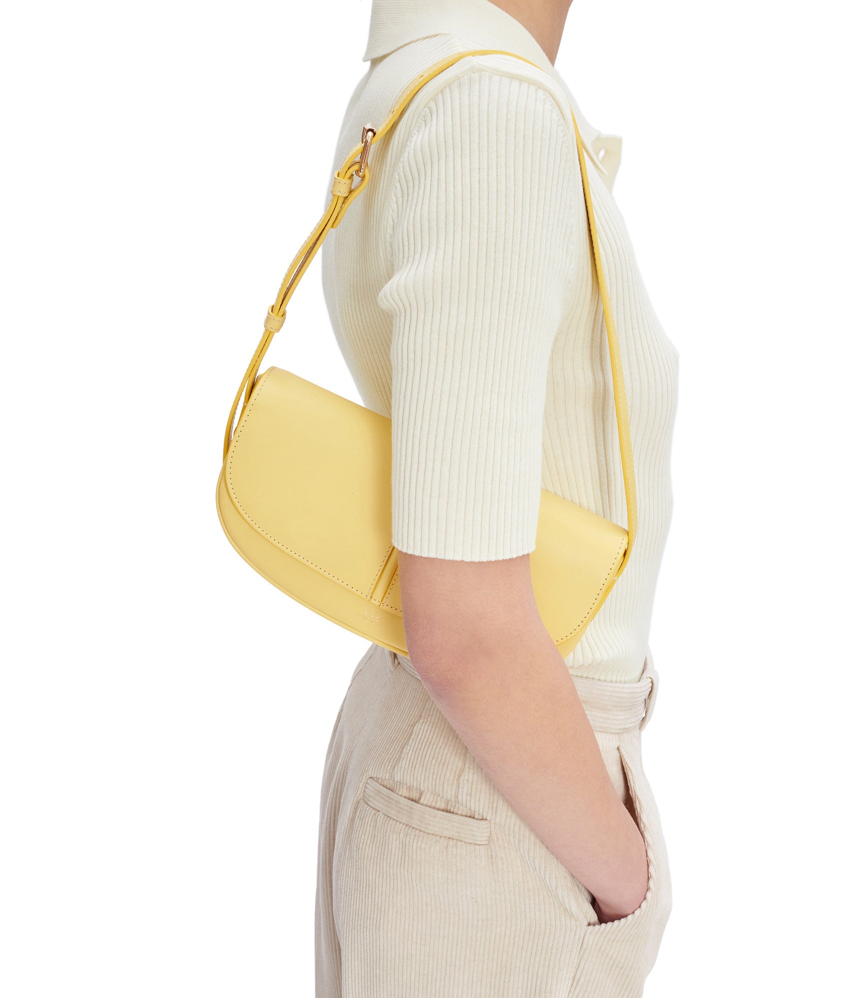 Betty Shoulder bag | Smooth vegetable-tanned leather | A.P.C.