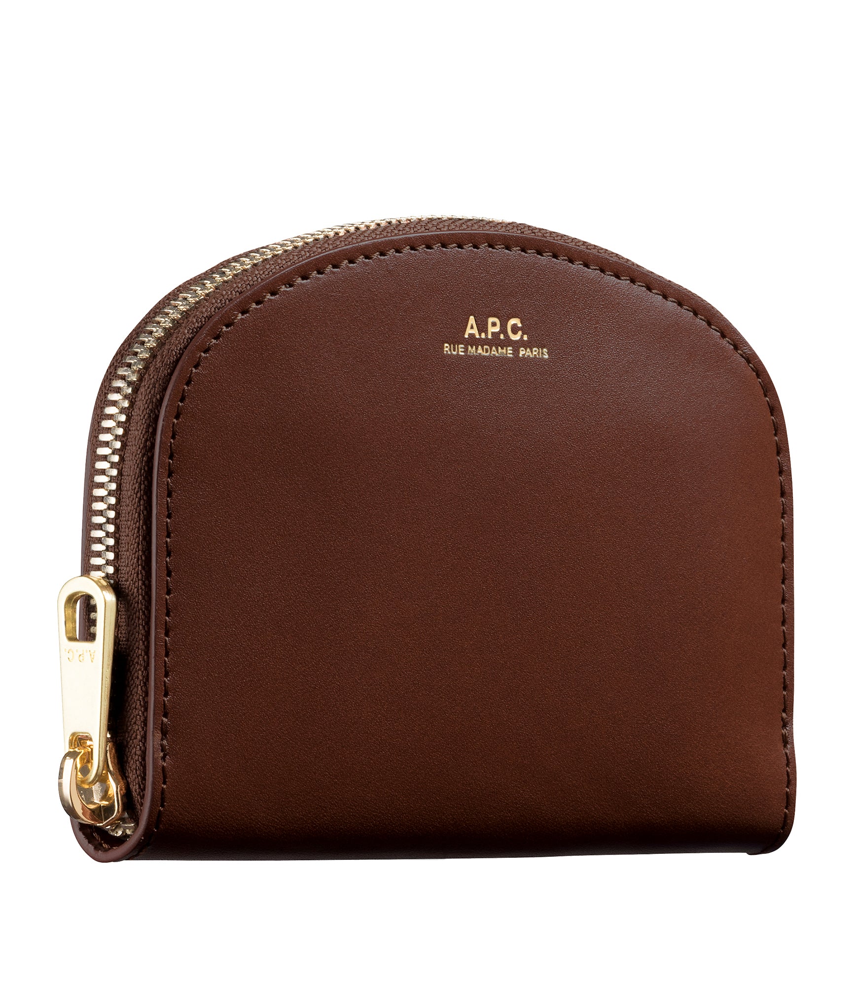 Demi-Lune compact wallet | Smooth leather | A.P.C. Accessories