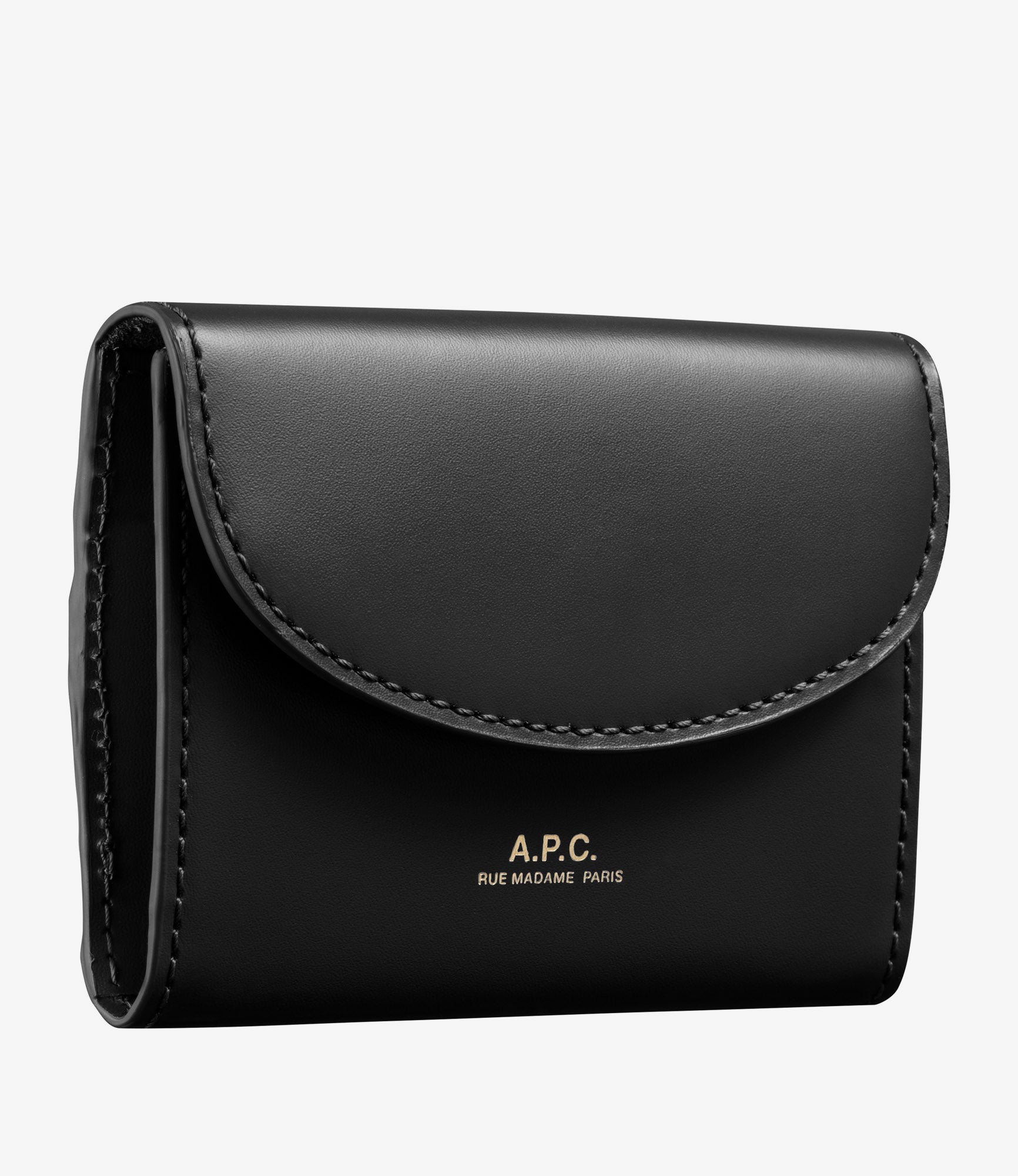 Genève business card holder - Smooth leather - A.P.C. Accessories