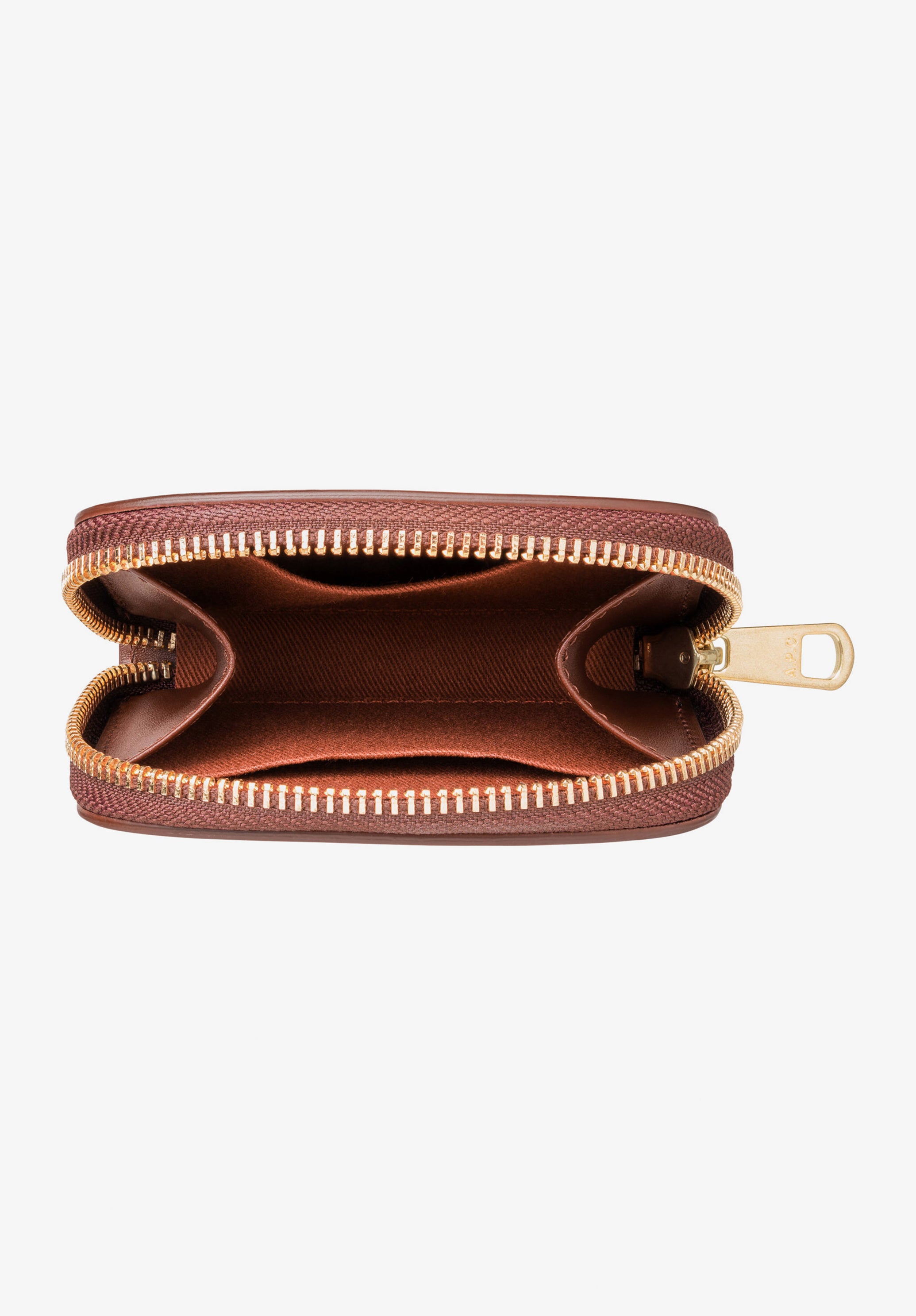 Demi-Lune Mini compact wallet | Smooth leather | A.P.C. Accessories