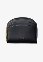 Demi-Lune Mini compact wallet | Smooth leather | A.P.C. Accessories