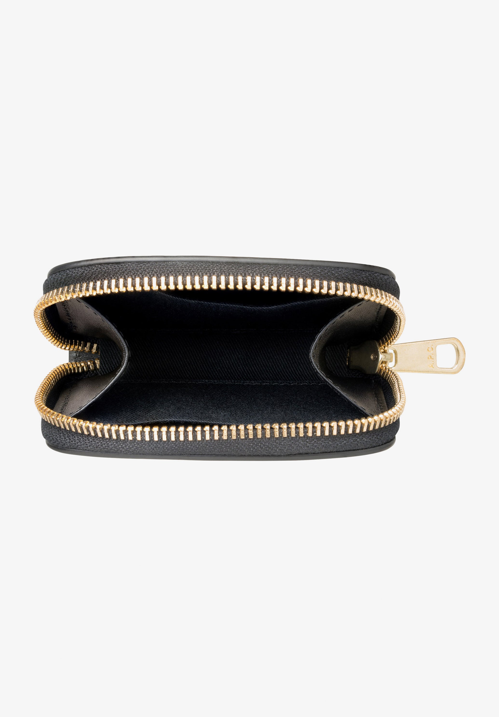 Demi-Lune Mini compact wallet | Smooth leather | A.P.C. Accessories