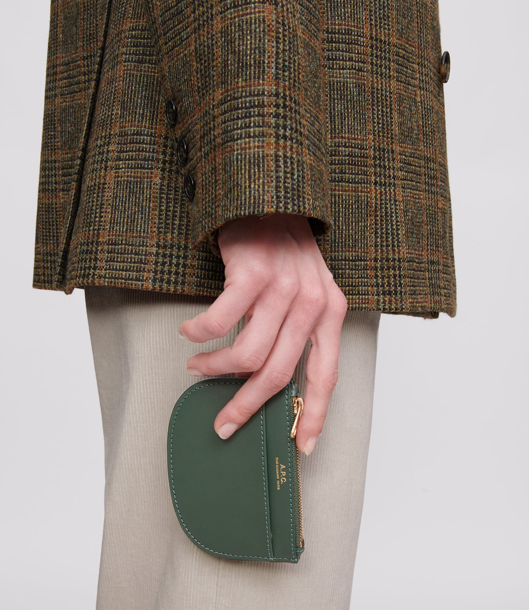 Demi-Lune New coin purse | 100% cowhide leather | A.P.C.