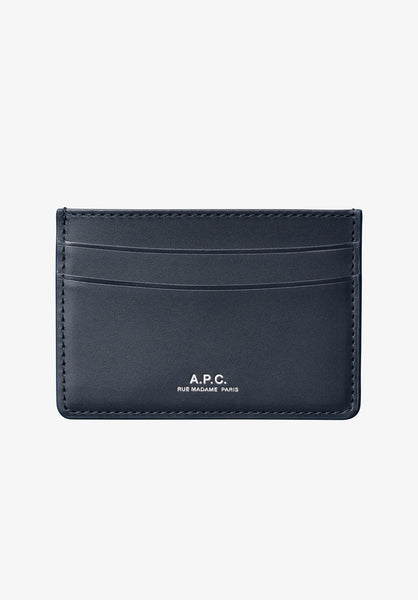 André cardholder | Cardholder in smooth cowhide leather | A.P.C.