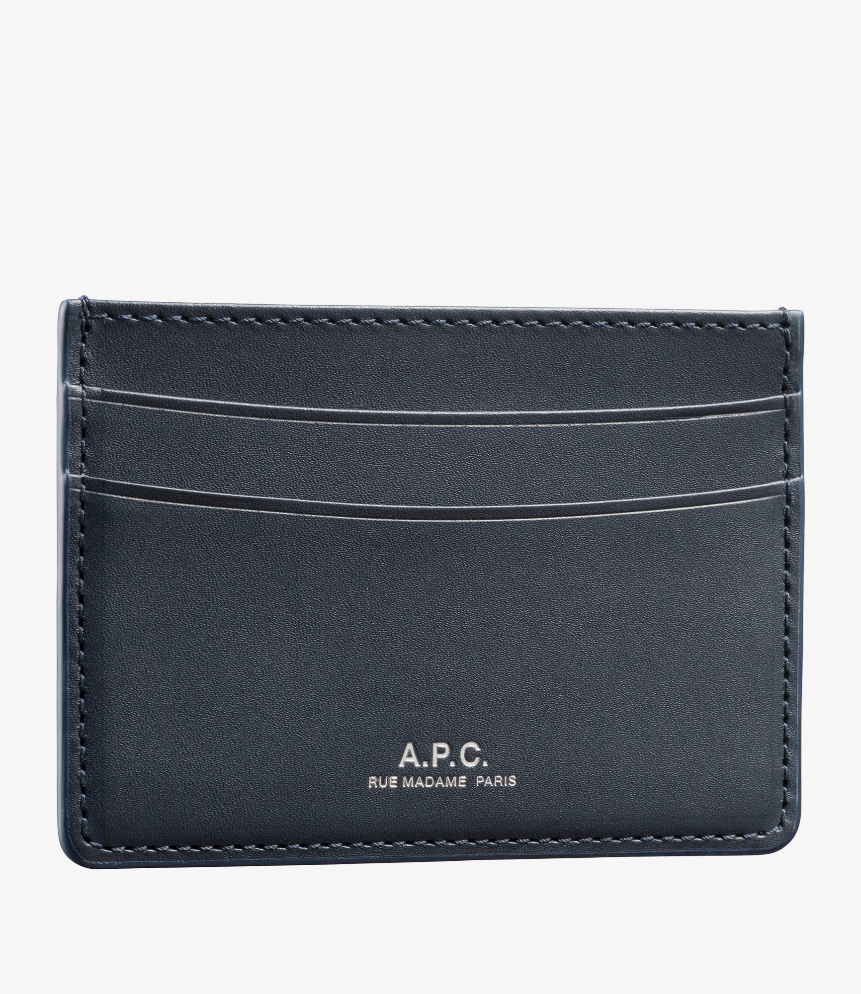 André cardholder | Cardholder in smooth cowhide leather | A.P.C.
