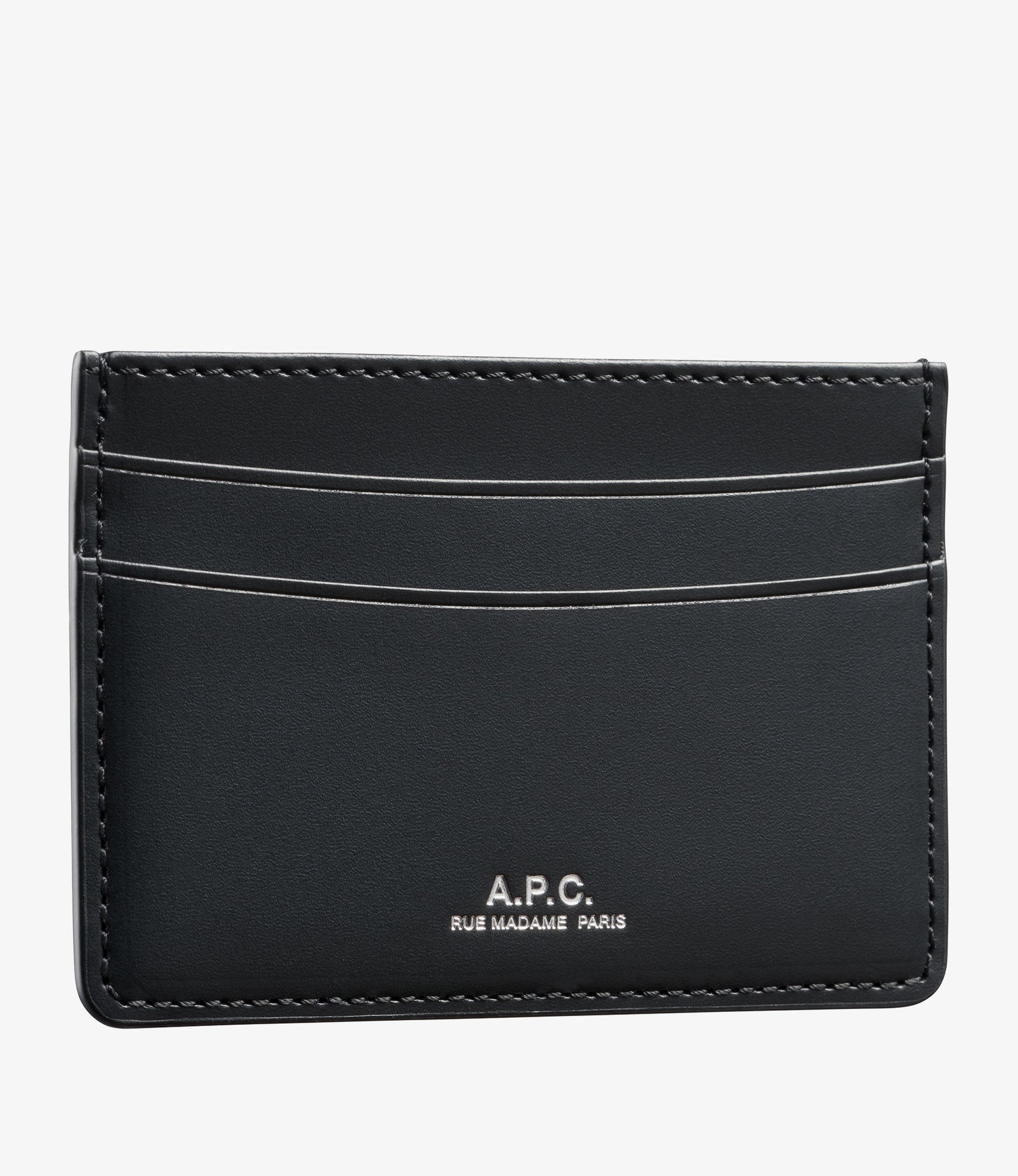André cardholder | Cardholder in smooth cowhide leather | A.P.C.