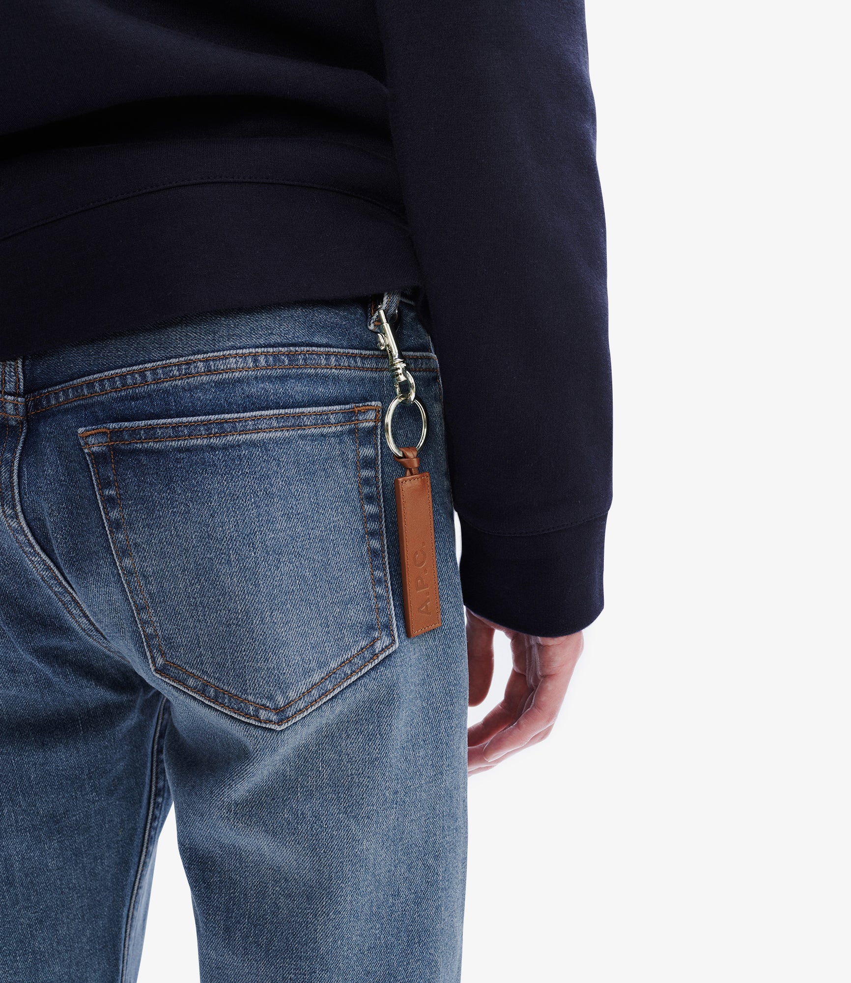 A.P.C. キーリング 新品 巾着付き ブラウン 楽天市場】アーペーセー A.P.C. キーリング キーホルダー H63108