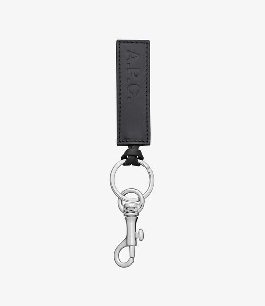 A.P.C. キーリング 新品 巾着付き ブラウン A.P.C. key ring - Smooth leather - A.P.C. accessories