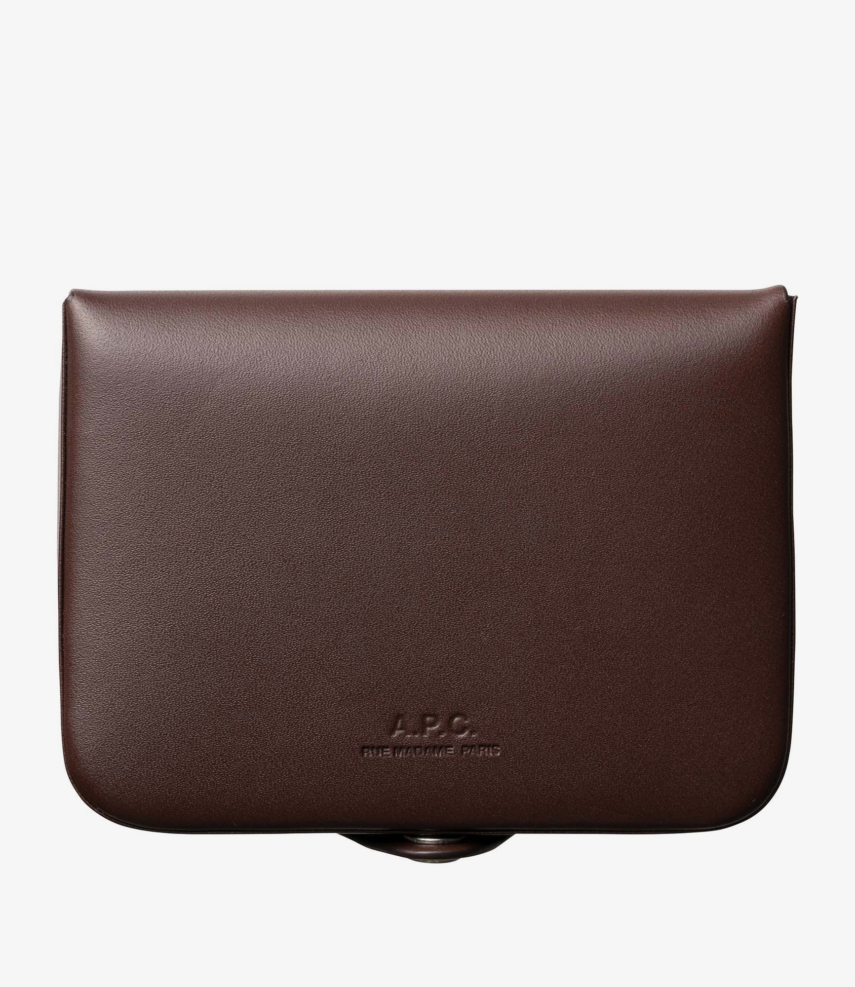 Josh coin wallet | Smooth, shiny leather | A.P.C. Accessories