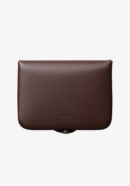 Josh coin wallet | Smooth, shiny leather | A.P.C. Accessories