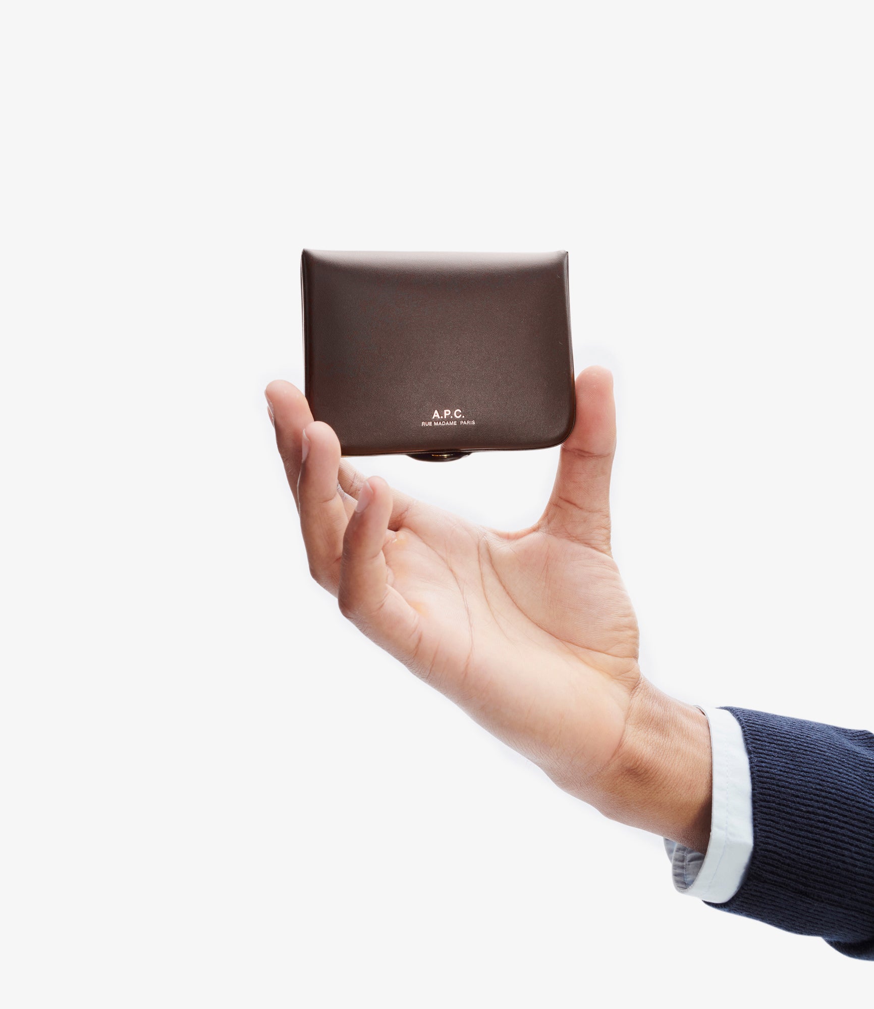 Josh coin wallet | Smooth, shiny leather | A.P.C. Accessories