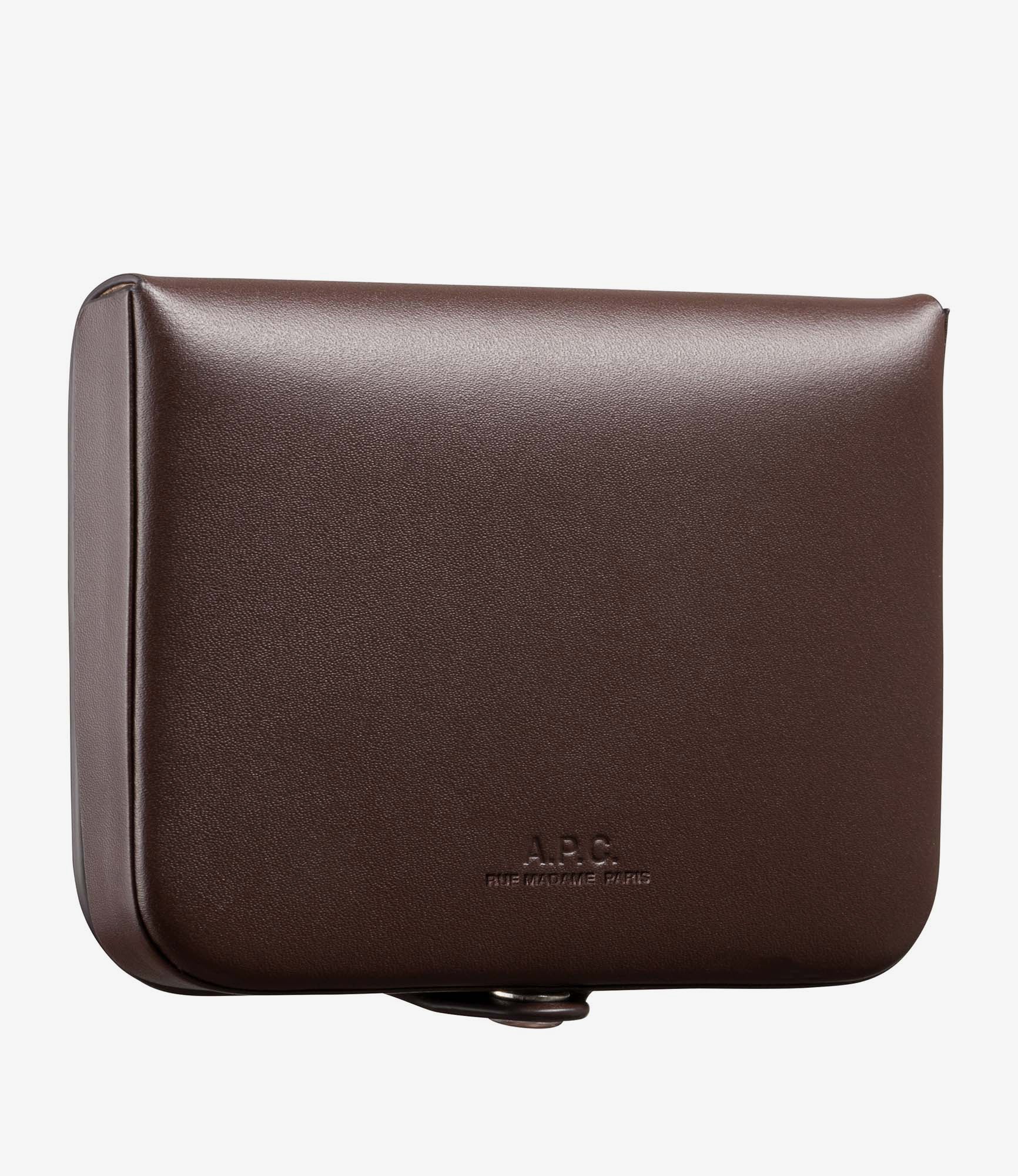 Josh coin wallet | Smooth, shiny leather | A.P.C. Accessories