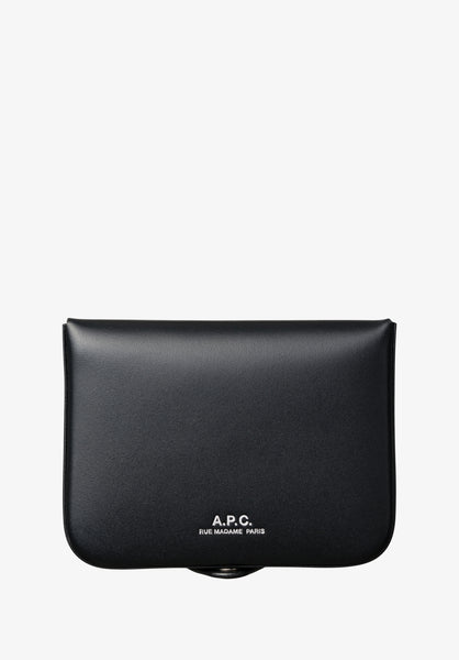 Josh coin purse - Smooth vegetable-tanned leather | A.P.C. Accessories Josh coin purse - Smooth vegetable-tanned leather | A.P.C. Accessories