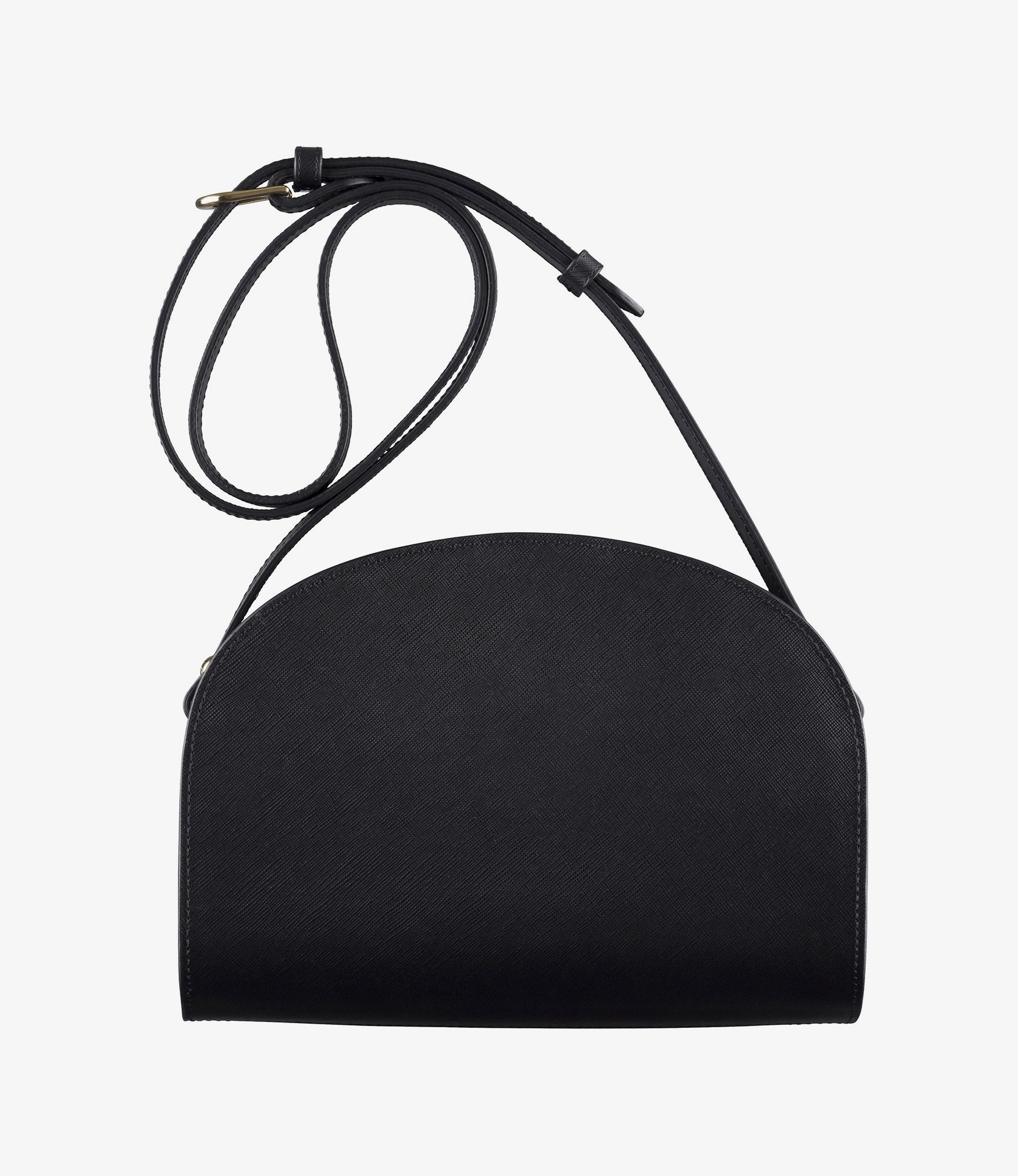 Demi-lune bag - Embossed/Textured Calfskin Leather - A.P.C.