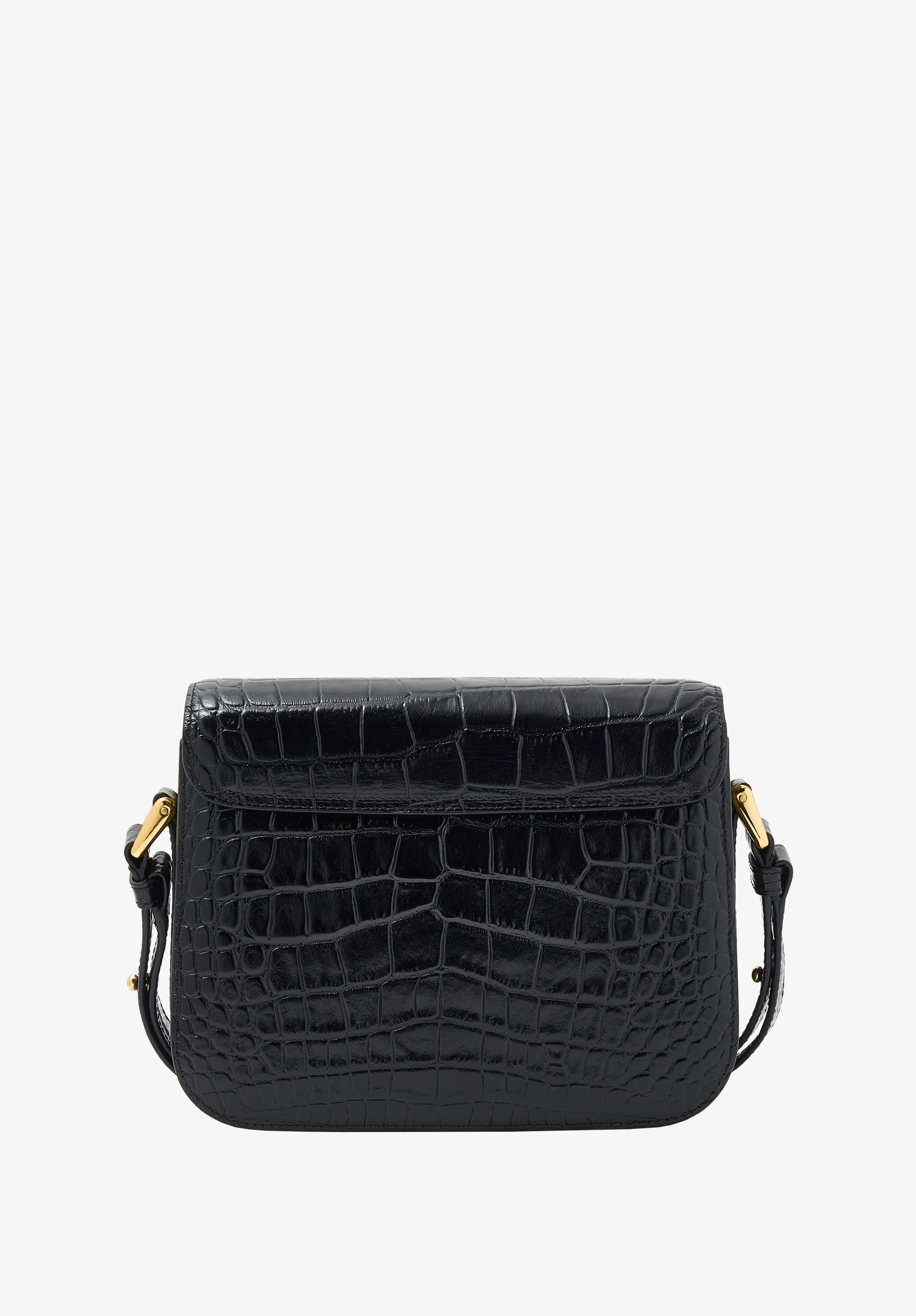 Grace Small bag - Leather embossed in crocodile motif - A.P.C.