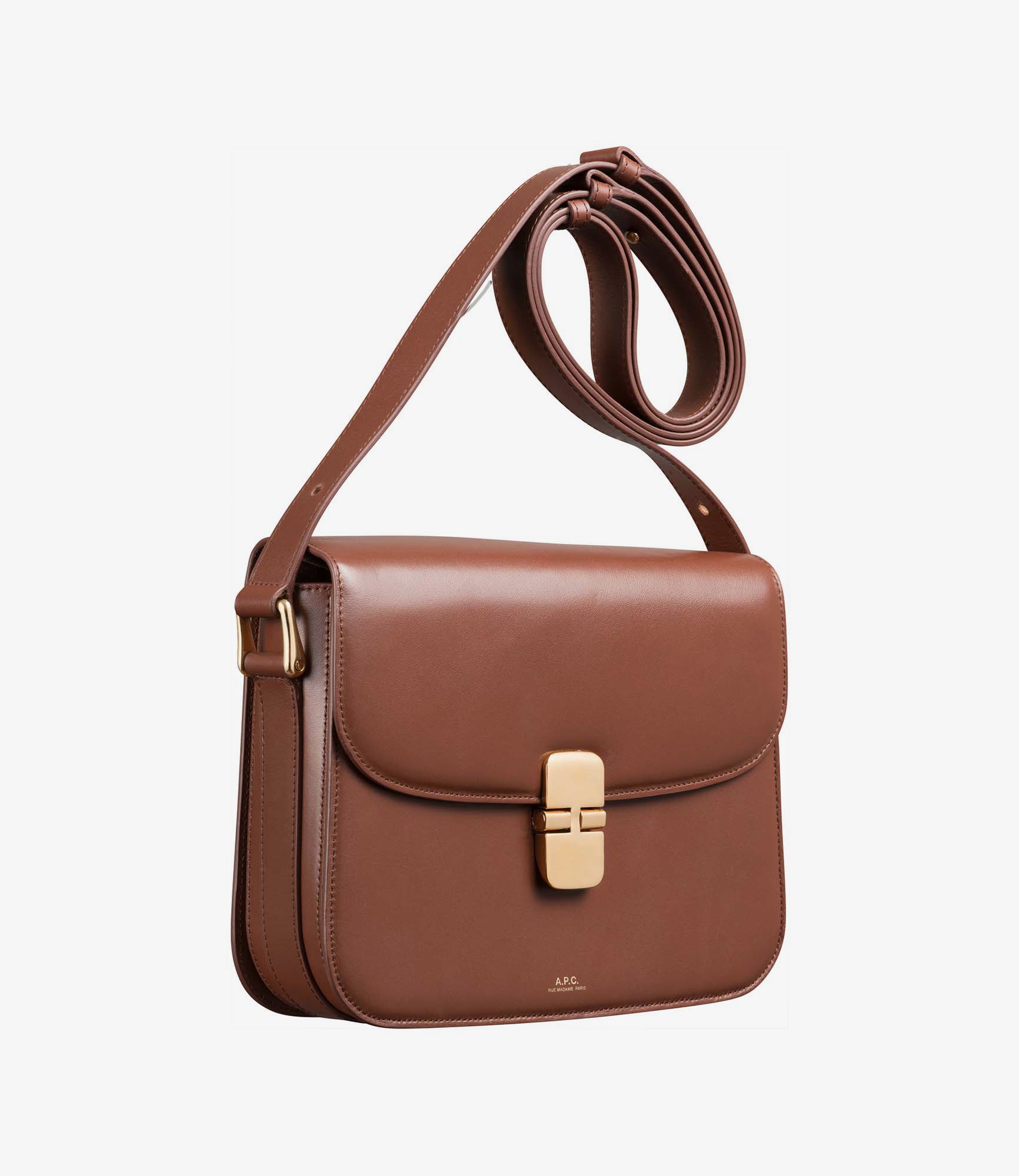 ★A.P.C.★ Mini Grace Crossbody Hazelnut PXBMWF61515CAD PXBM Buy A.P.C. Mini Grace Shoulder Bag 'Hazelnut' - PXBMW F61515