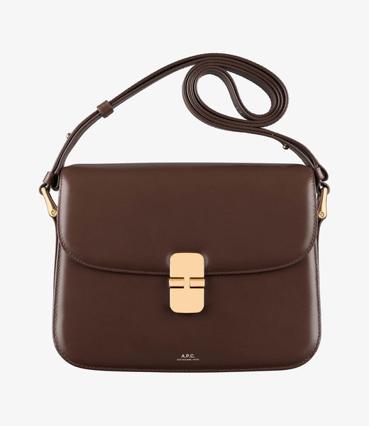 ☆A.P.C.☆ Mini Grace Shoulder Bag Brown PXBMWF61515CAD PXBM Grace Mini bag | A.P.C.