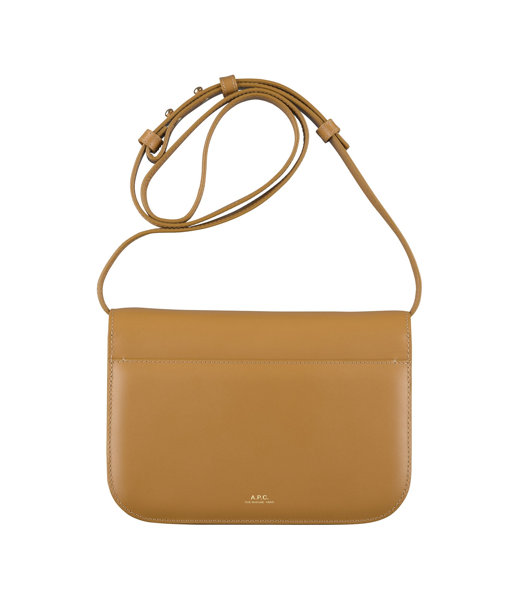 Astra Small bag | Bag in smooth leather with large clasp. Small