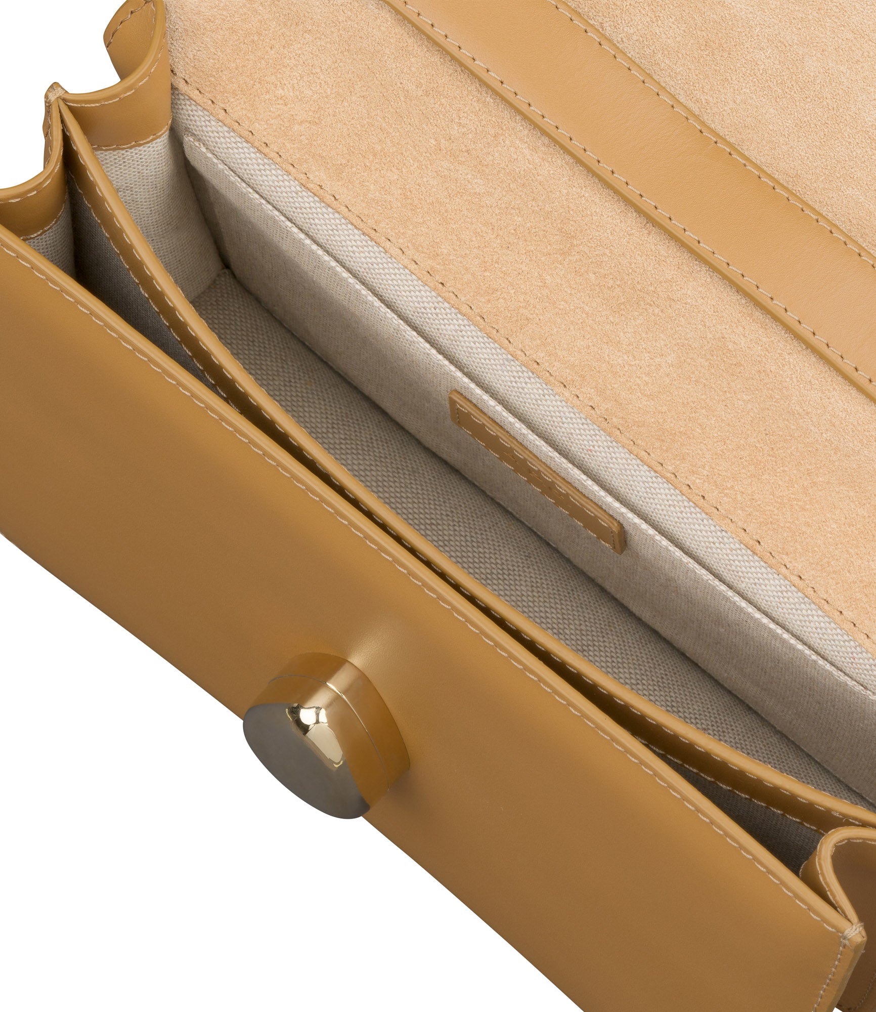Astra Small bag | Bag in smooth leather with large clasp. Small