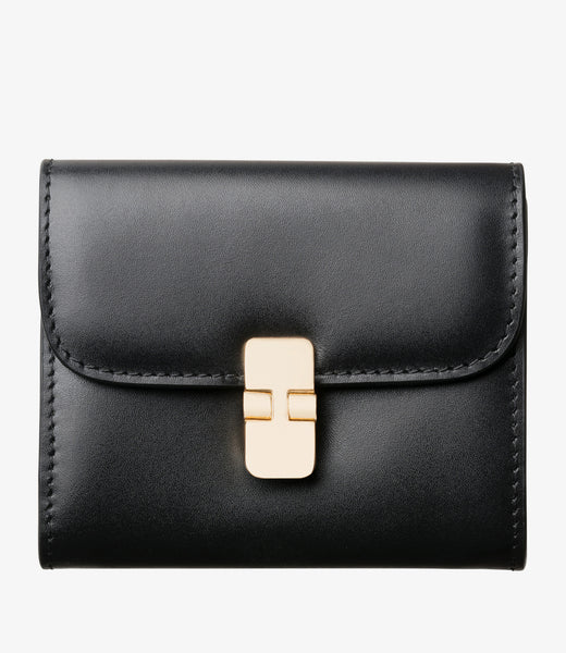 【M】TRUCKIN'　COMPACT WALLET Demi-Lune Mini compact wallet | Leopard-print pony-style