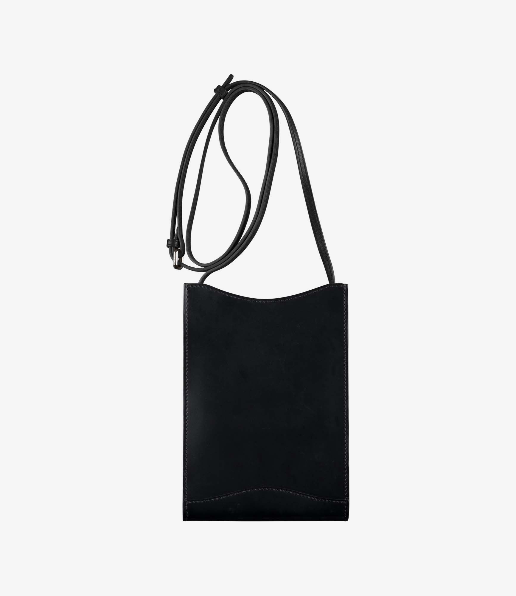 Jamie neck pouch - Smooth leather - A.P.C. accessories