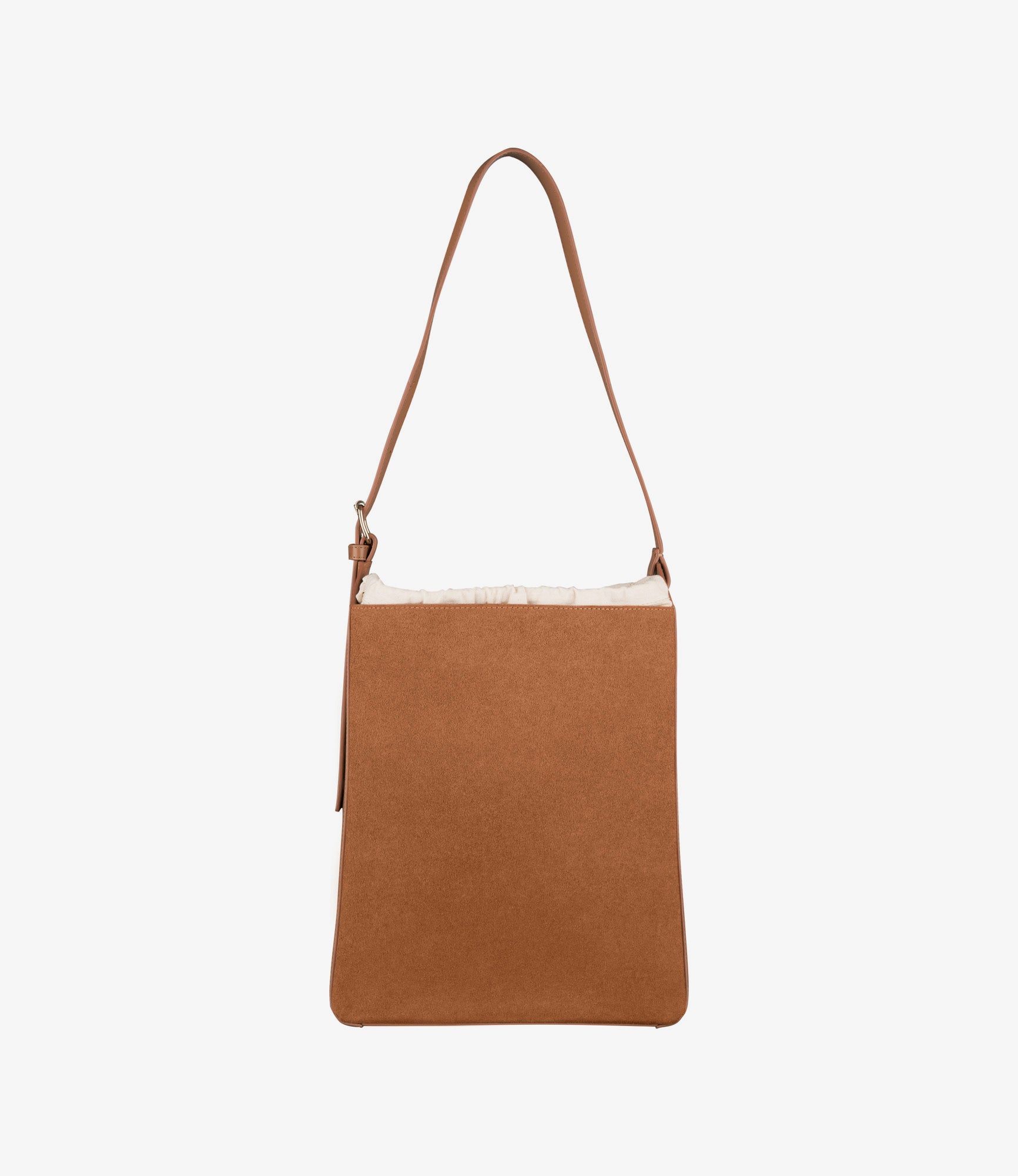 ハンドバッグ A.P.C. BROWN LEATHER VIRGINIE HANDBAG Virginie Shoulder bag | Slightly trapeze-shaped baguette bag
