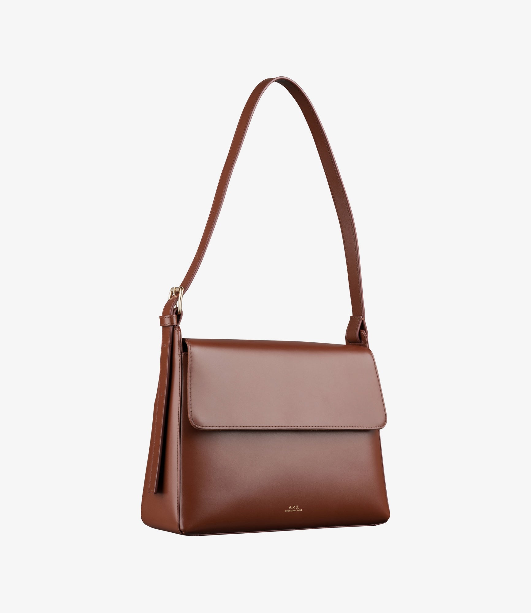 Virginie Flap bag | Smooth box leather | A.P.C. Accessories