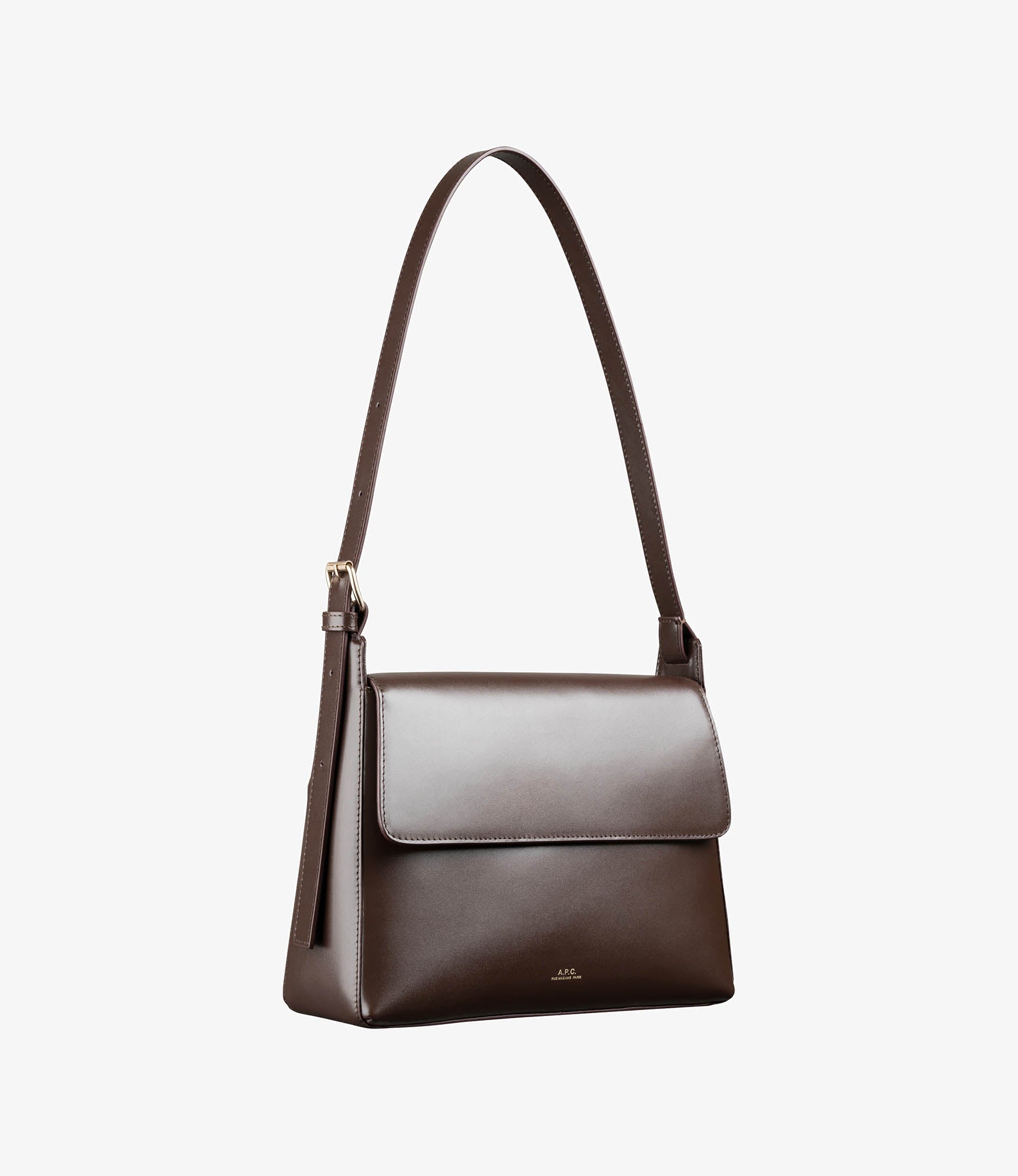Virginie Flap bag | Smooth box leather | A.P.C. Accessories