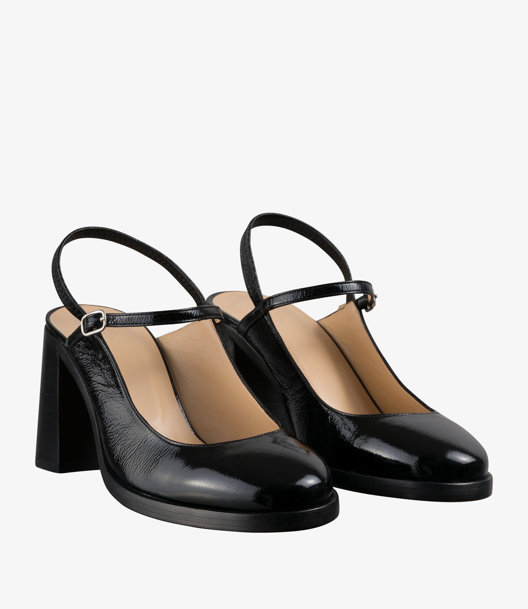 Jade slingbacks | High-heel shoes with straps at ankle and