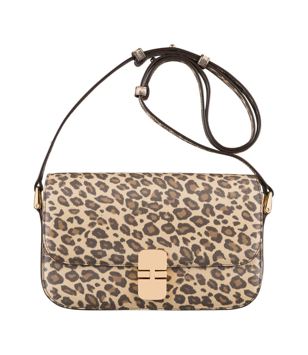 Grace Baguette bag - CAR - Leopard print