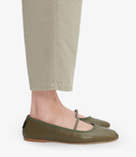 Swan ballet flats