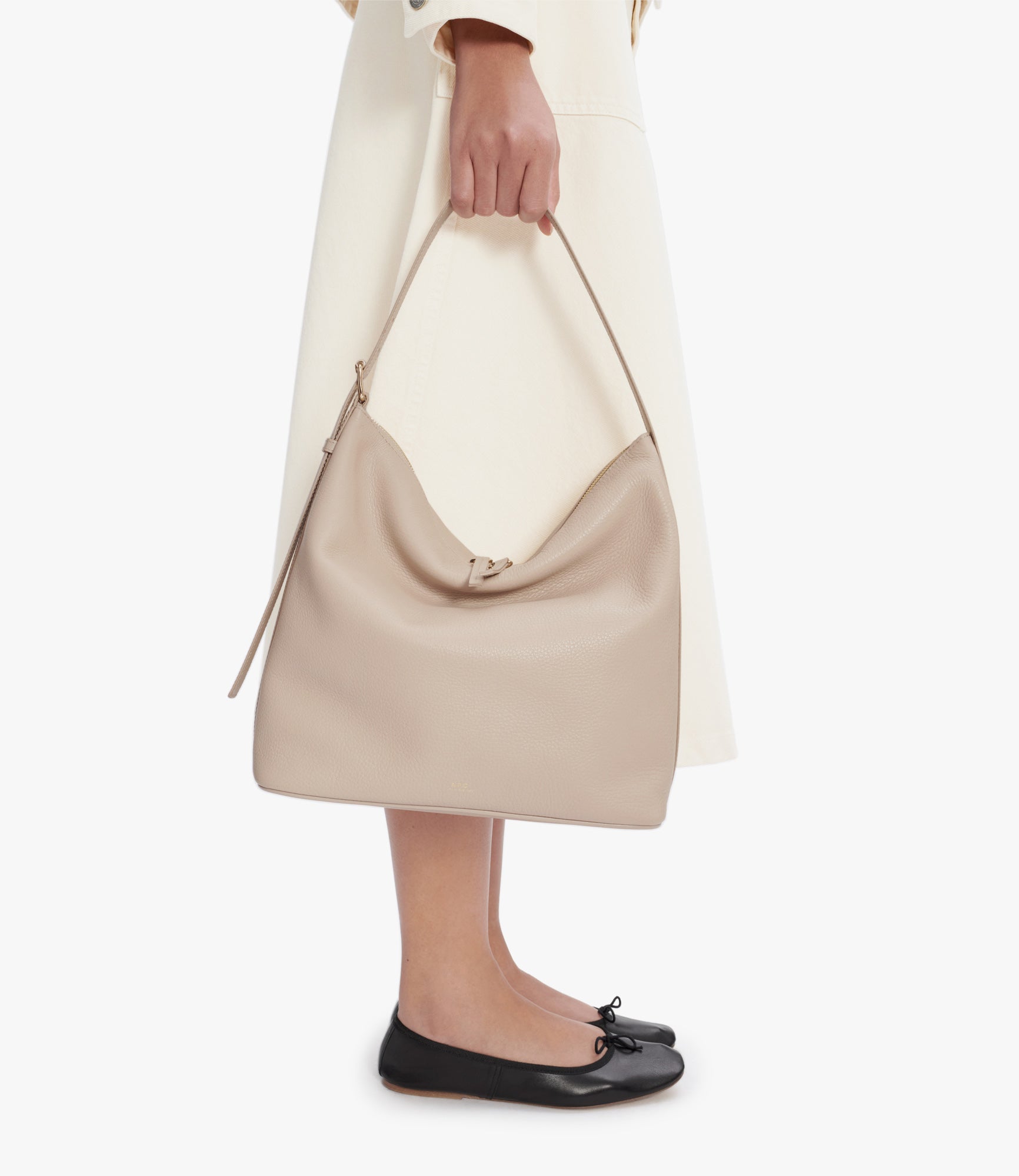 Vera bag | Grained leather and smooth leather | A.P.C.