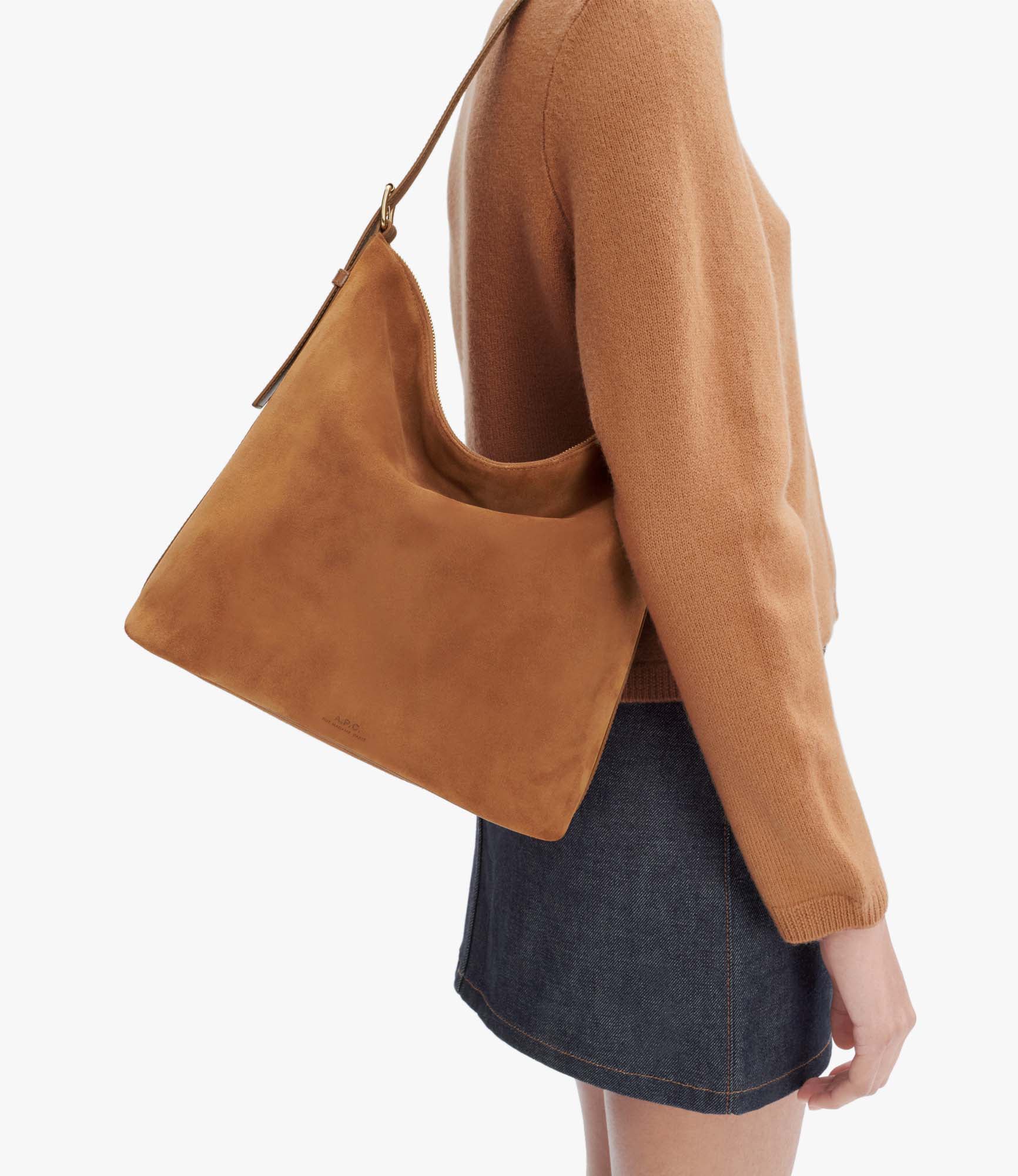 Vera bag | Suede calfskin and smooth leather | A.P.C.