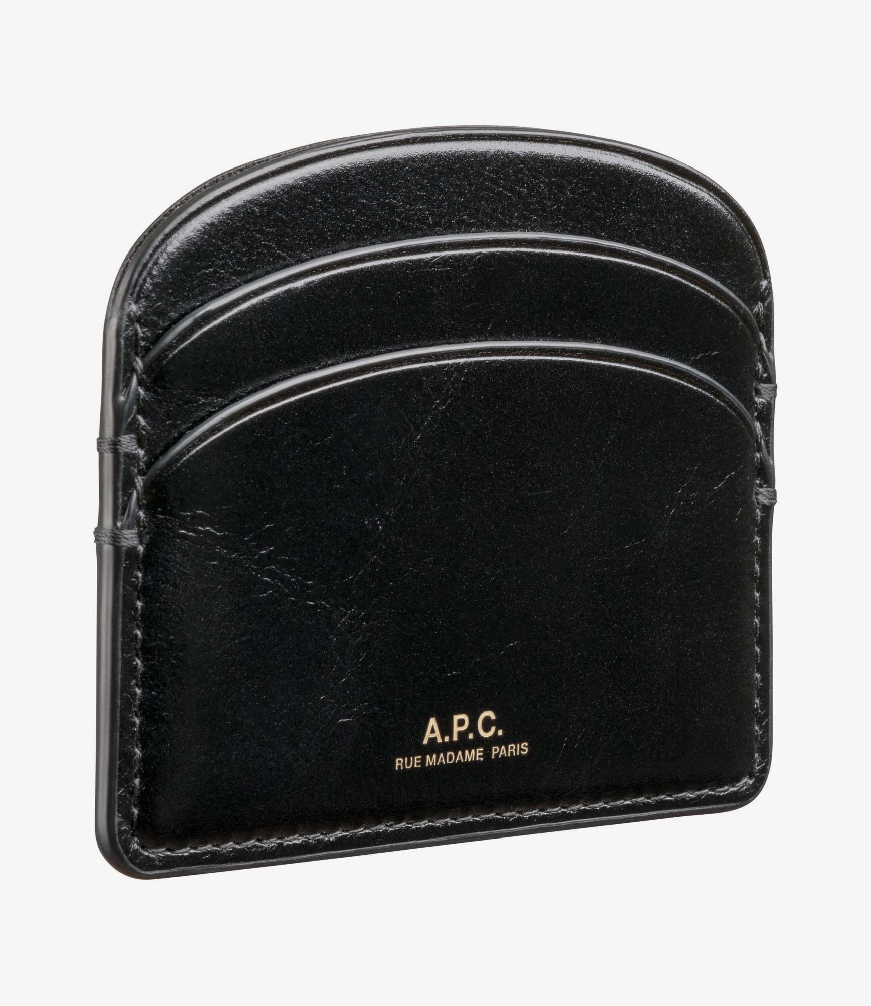 カードケース・名刺入れ A.P.C. FW25 DEMI LUNE CARD HOLDER (PXAWV F63270 LZZ) Demi-Lune cardholder | A.P.C.