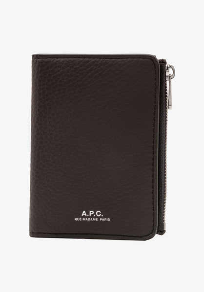 Stefan Zip cardholder | 100% cowhide leather | A.P.C. Accessories