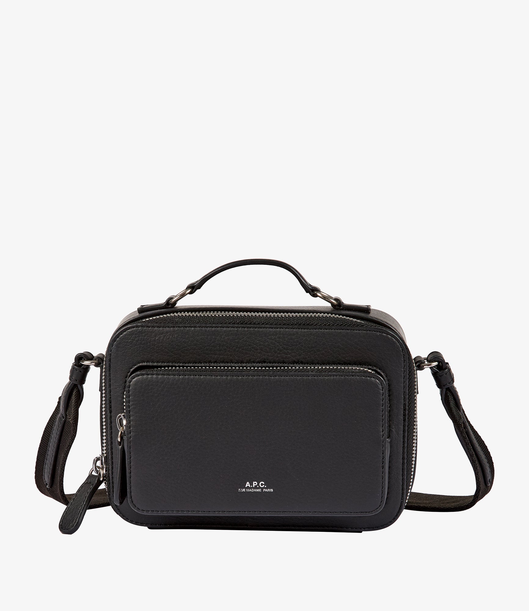 【関税込み】A.P.C. ブラック Sofo カメラバッグ Sofo camera bag | 100% cowhide leather | A.P.C. Accessories