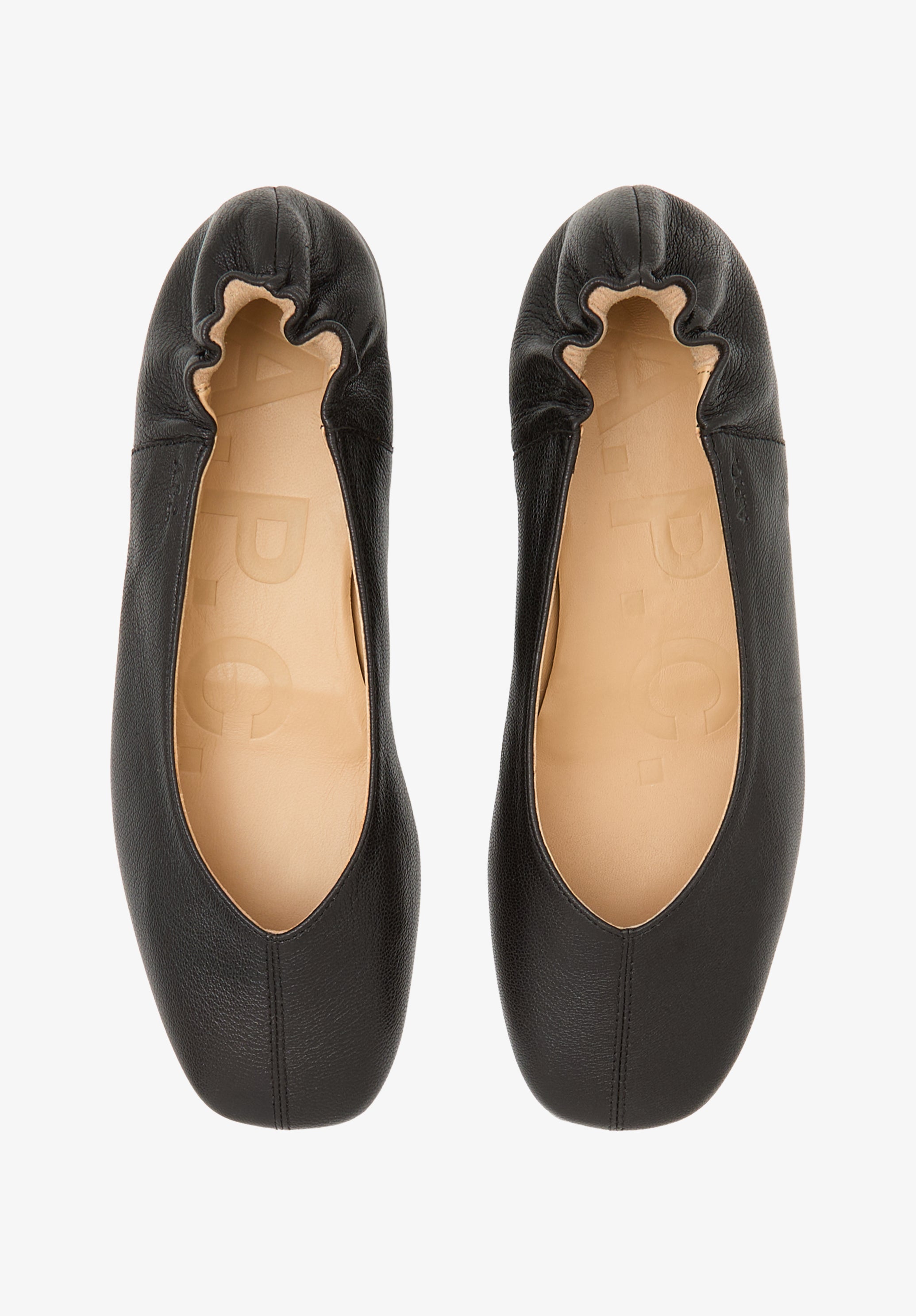 A.P.C. | Square-Toe Leather Ballet Flats | Shoes