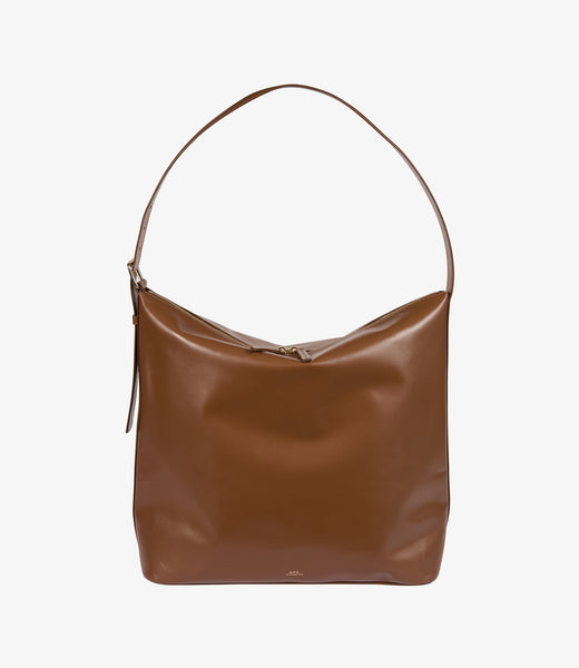 【関税込み】A.P.C. ブラウン マキシ Vera バッグ Vera Maxi bag | 100% cowhide leather | A.P.C. Accessories