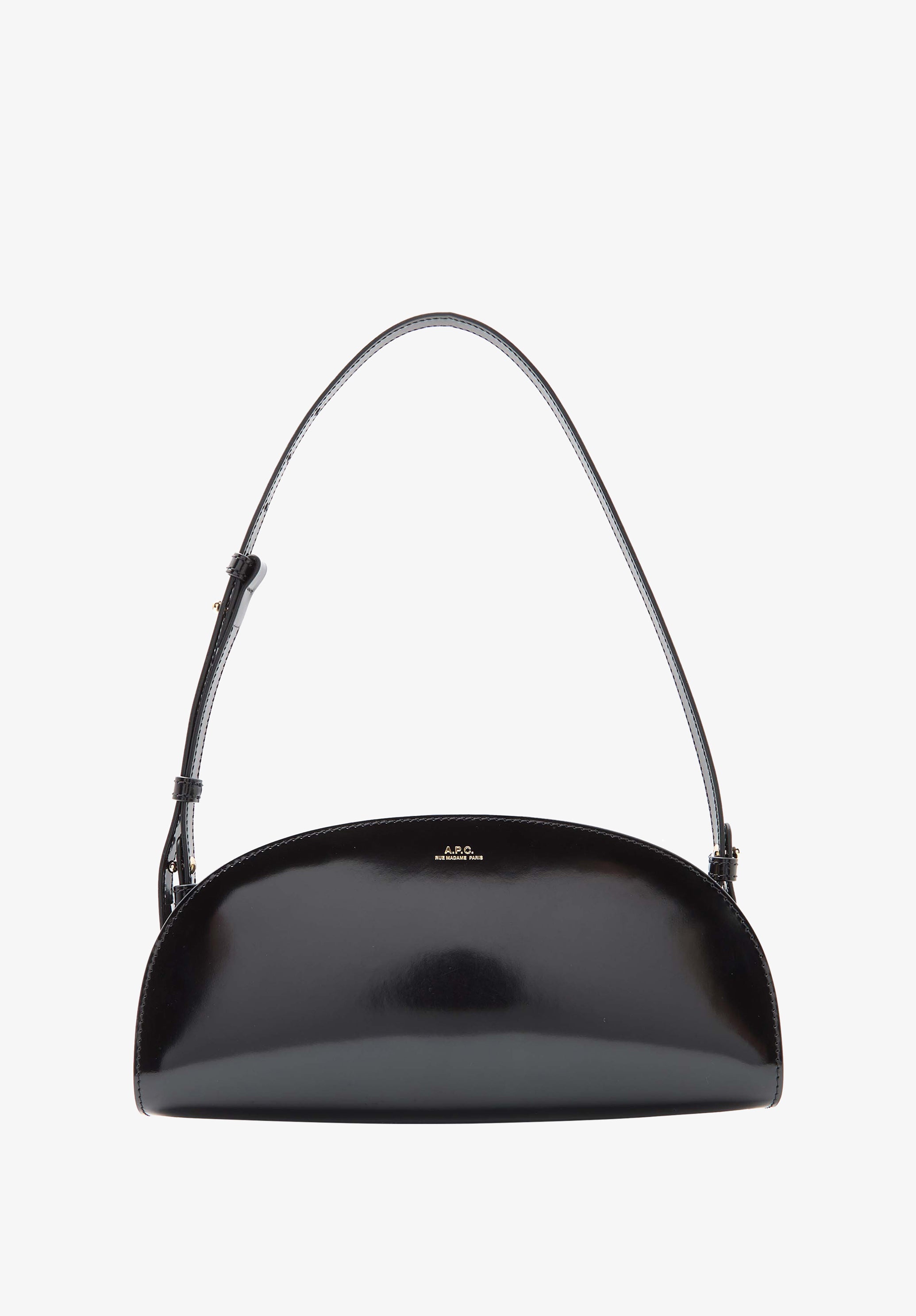 極美品 A.P.C. DEMI-LUNE LEATHER CLUTCH 【公式通販】