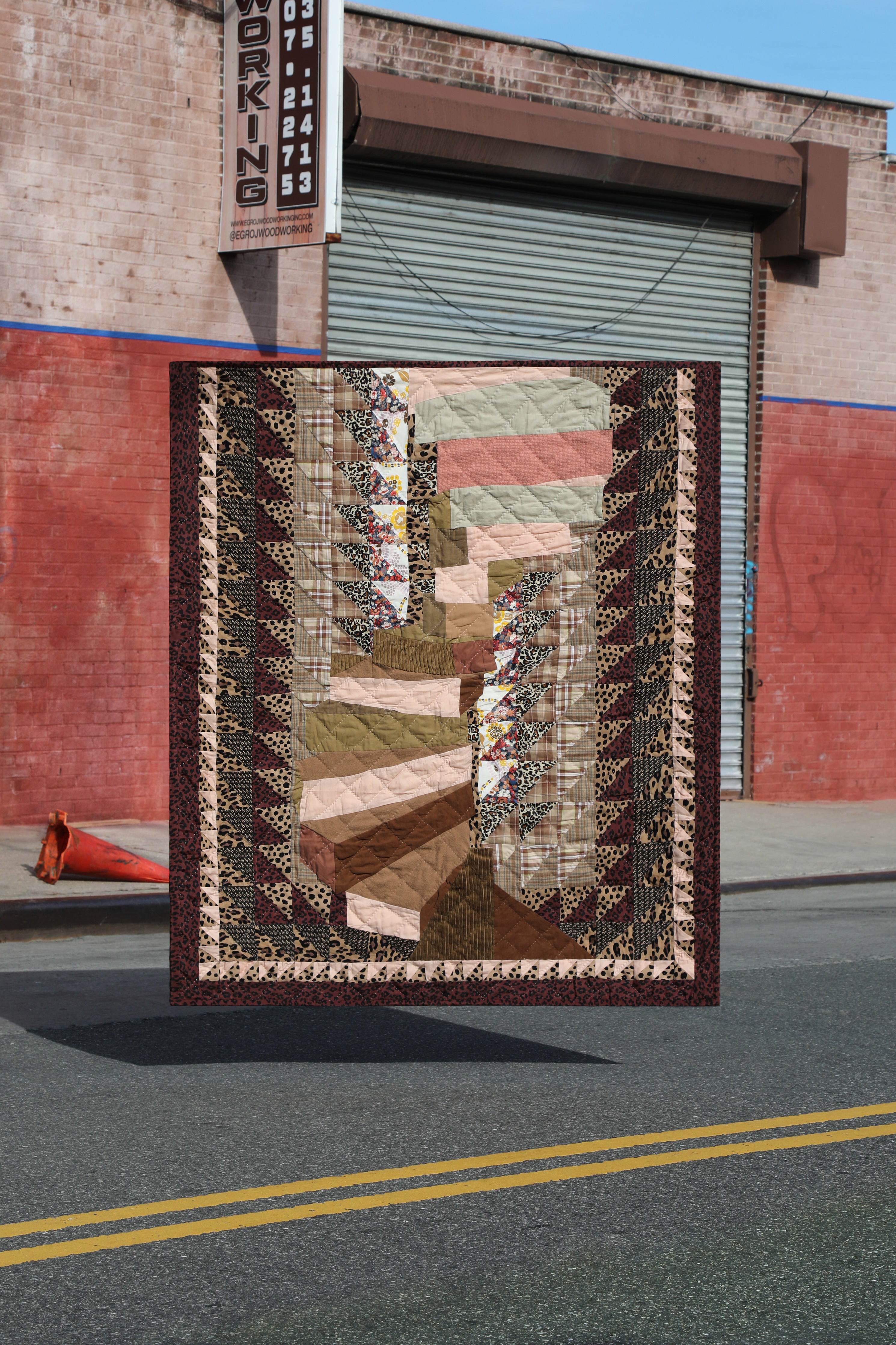 Allan | Handmade patchwork pillows and quilts | A.P.C. sacai Quilts