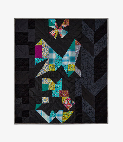 Lycène Bleu | Patchwork of fabrics | A.P.C. Quilts