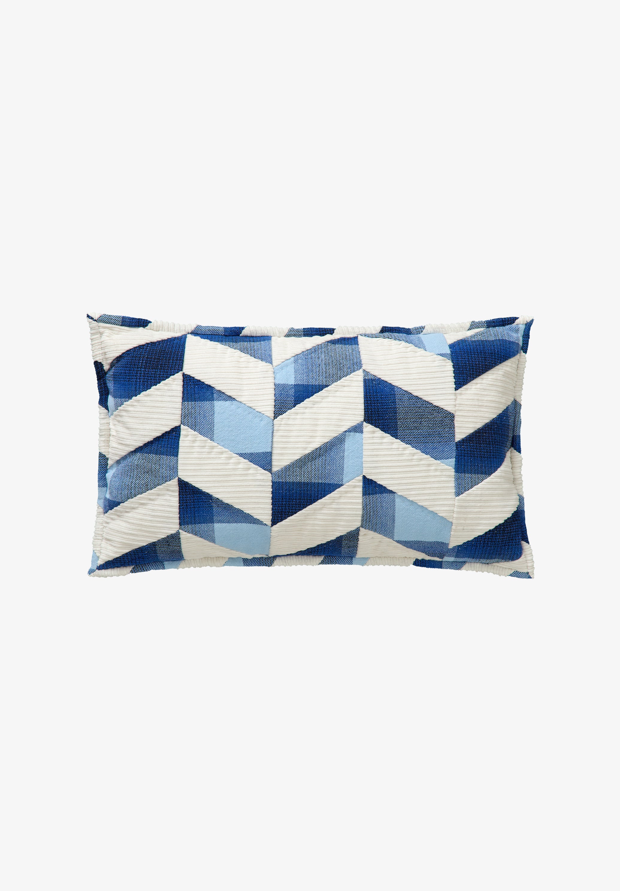 A.P.C. QUILTS クッションカバー A.P.C.“ジグザグ”模様のクッション＆キルト、ヴェルヴレッド