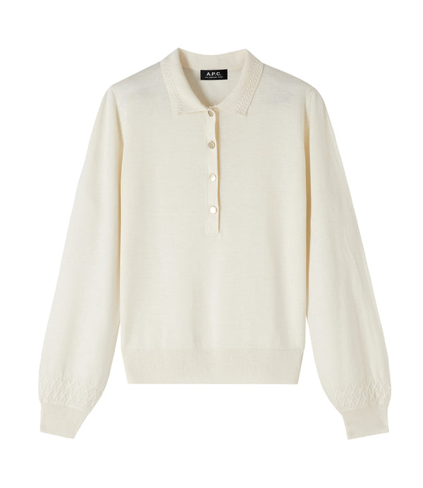 Auriane polo shirt - AAC - Off-white