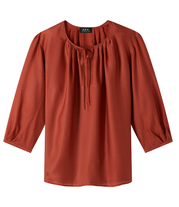 Anouk blouse - GAF - Terracotta