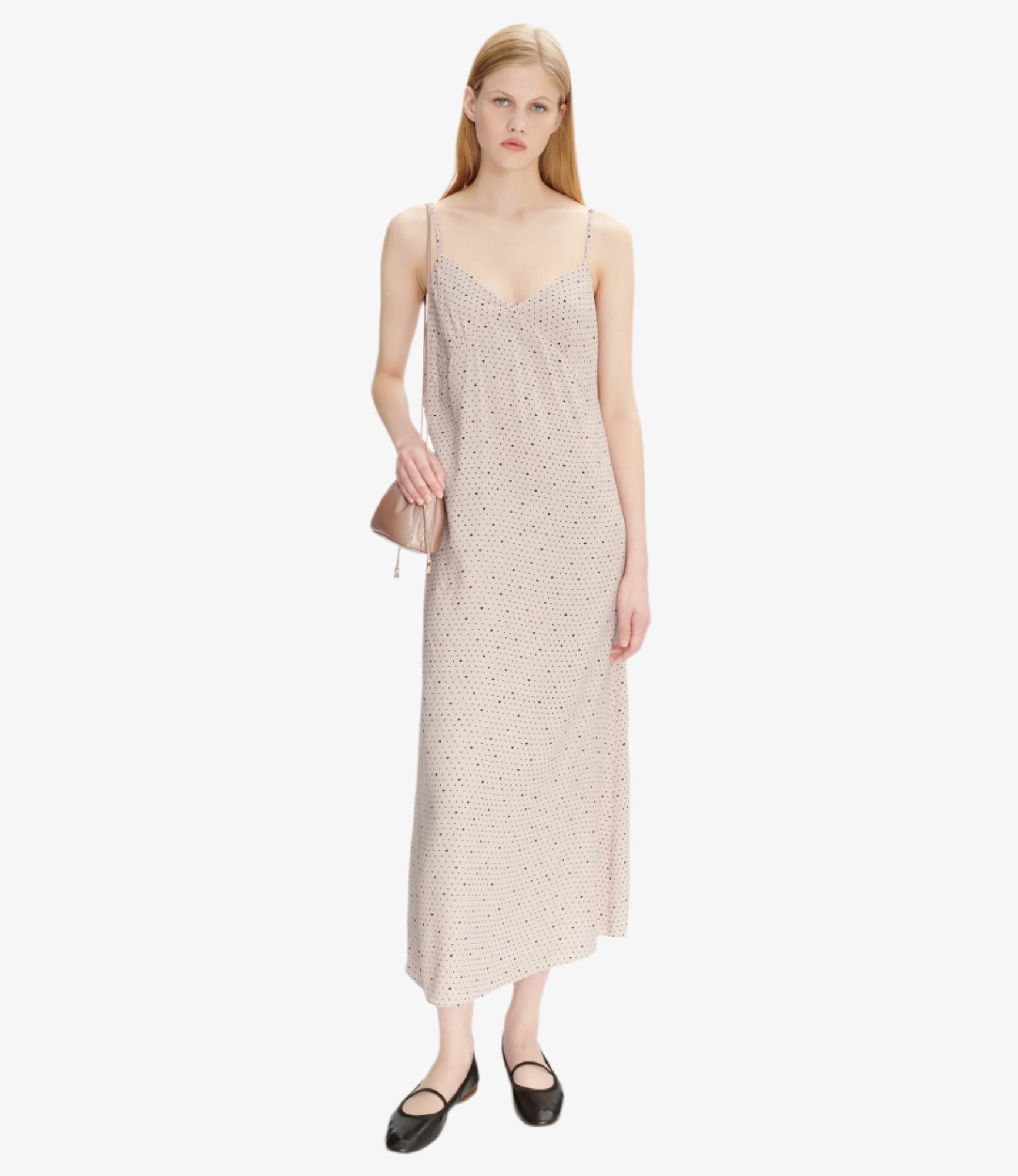 Faustine dress | Javanese viscose with polka dot print